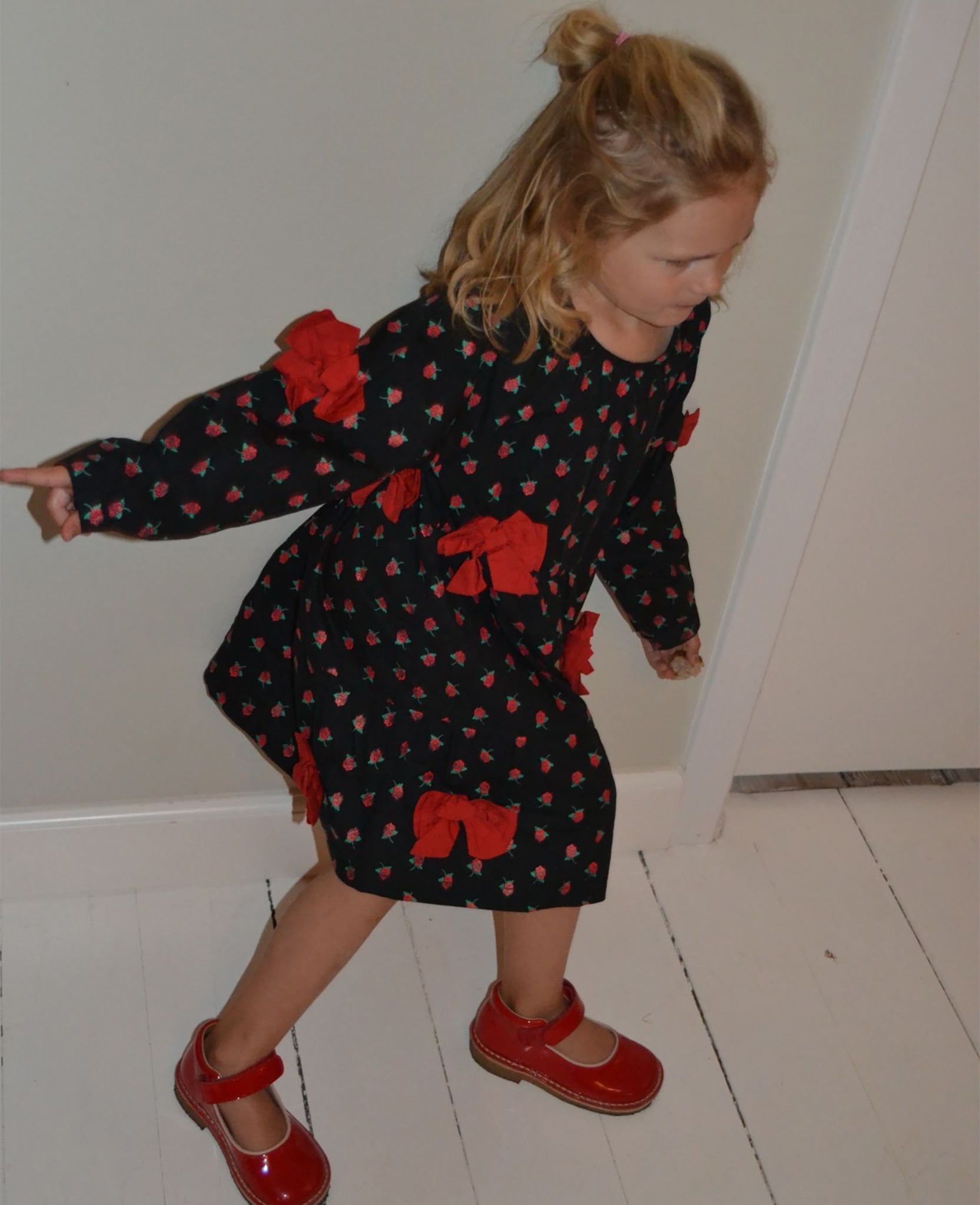 Woodlow Bow Mini Dress - RED