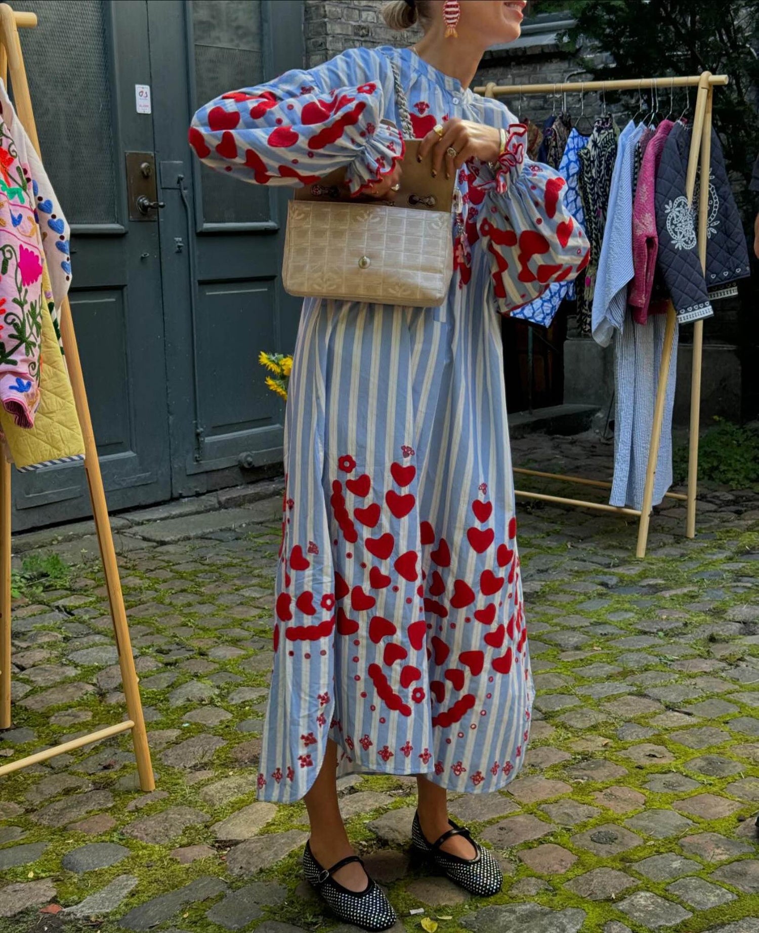 Elisabeth Dress - Vintage Stripes