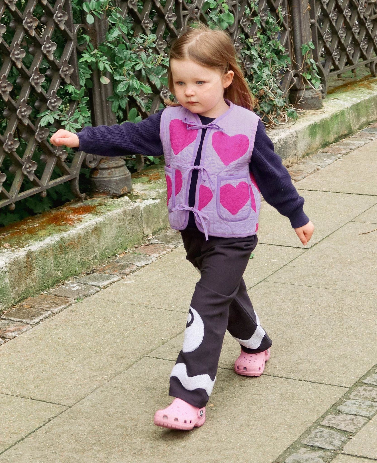 Honey MINI Vest - Pink Hearts