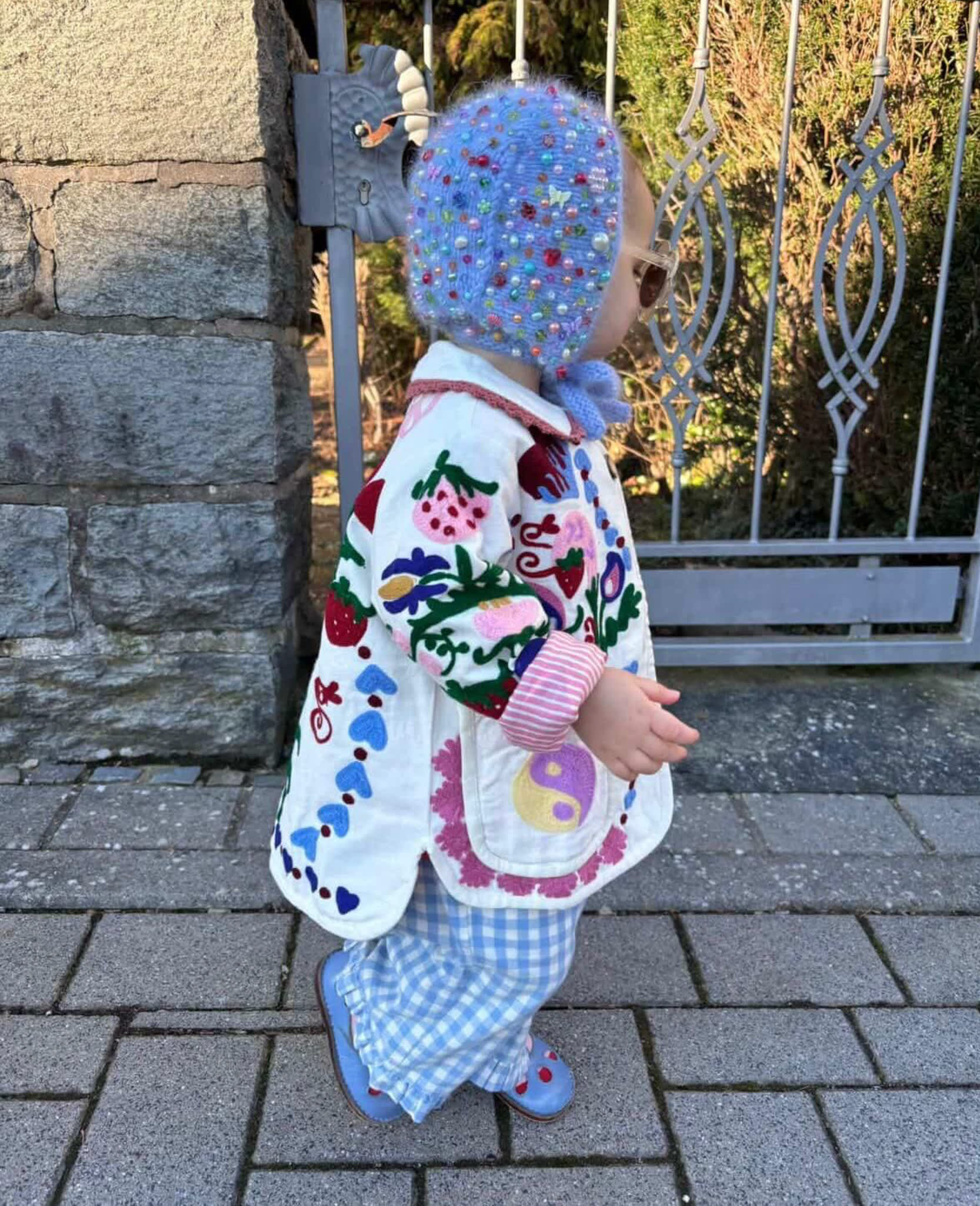 Maggie MINI Jacket - White Rose – SISSEL EDELBO