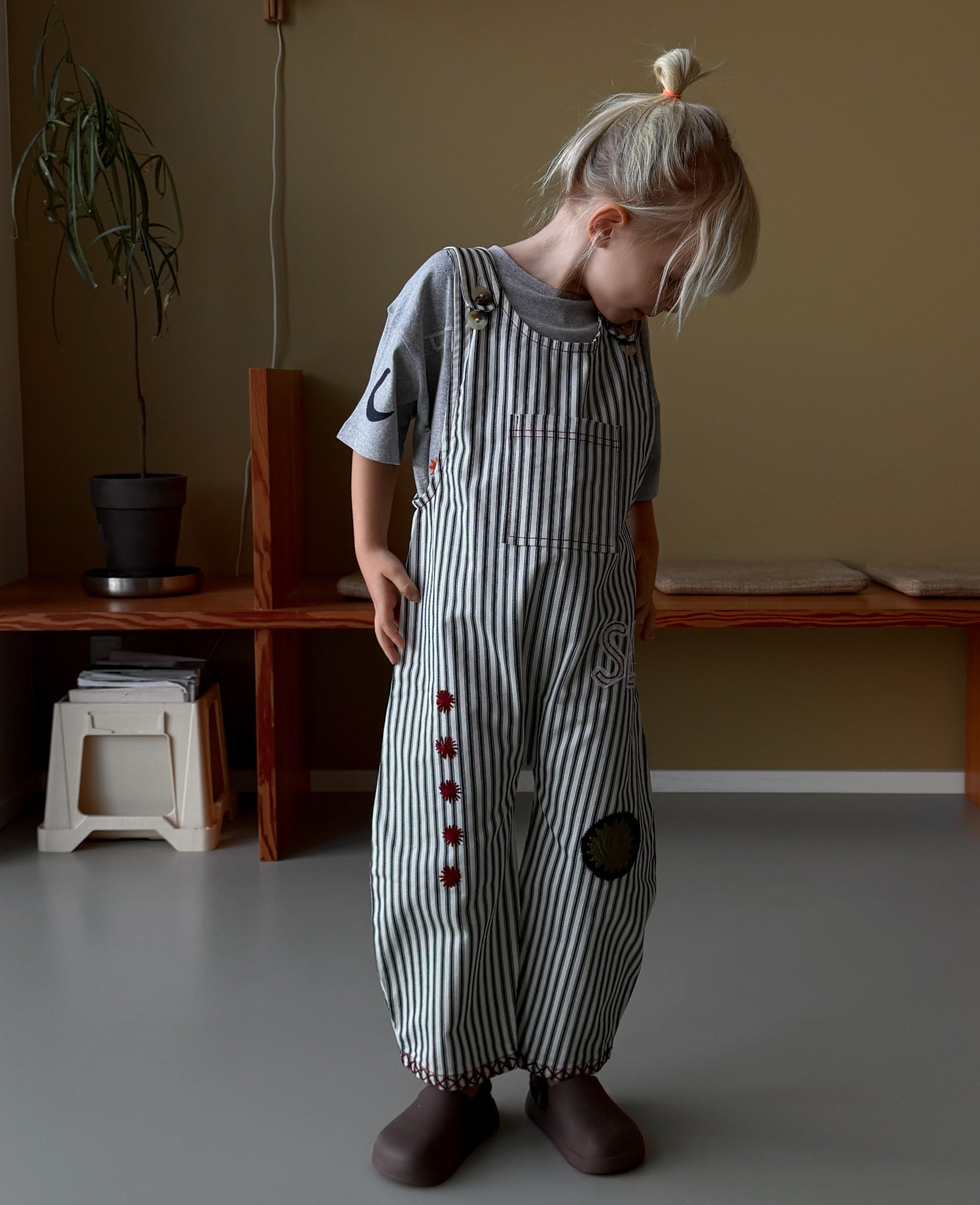 Moxie MINI Overalls - Milk Lad – SISSEL EDELBO