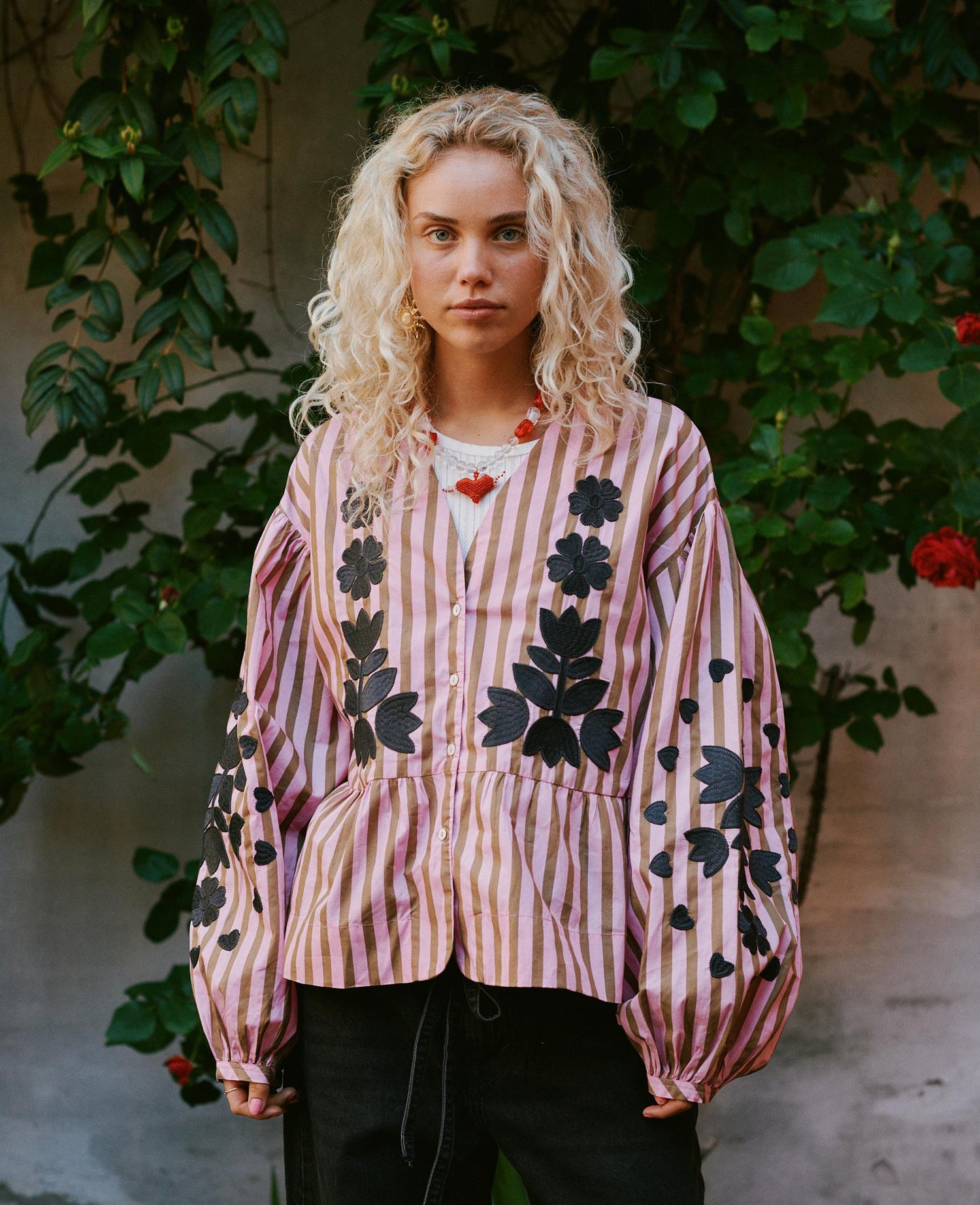 Rikke Top - Pink Stripes