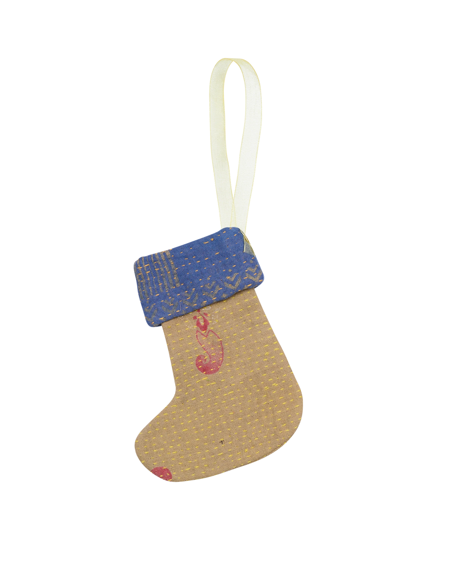 Christmas Sock Ornament - No. 12