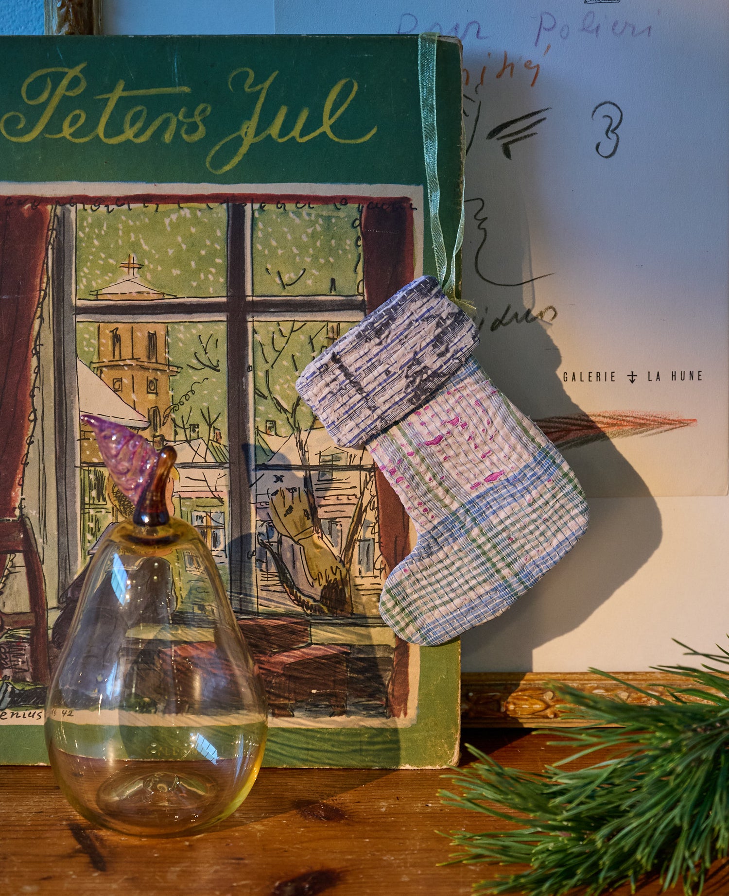 Christmas Sock Ornament - No. 19