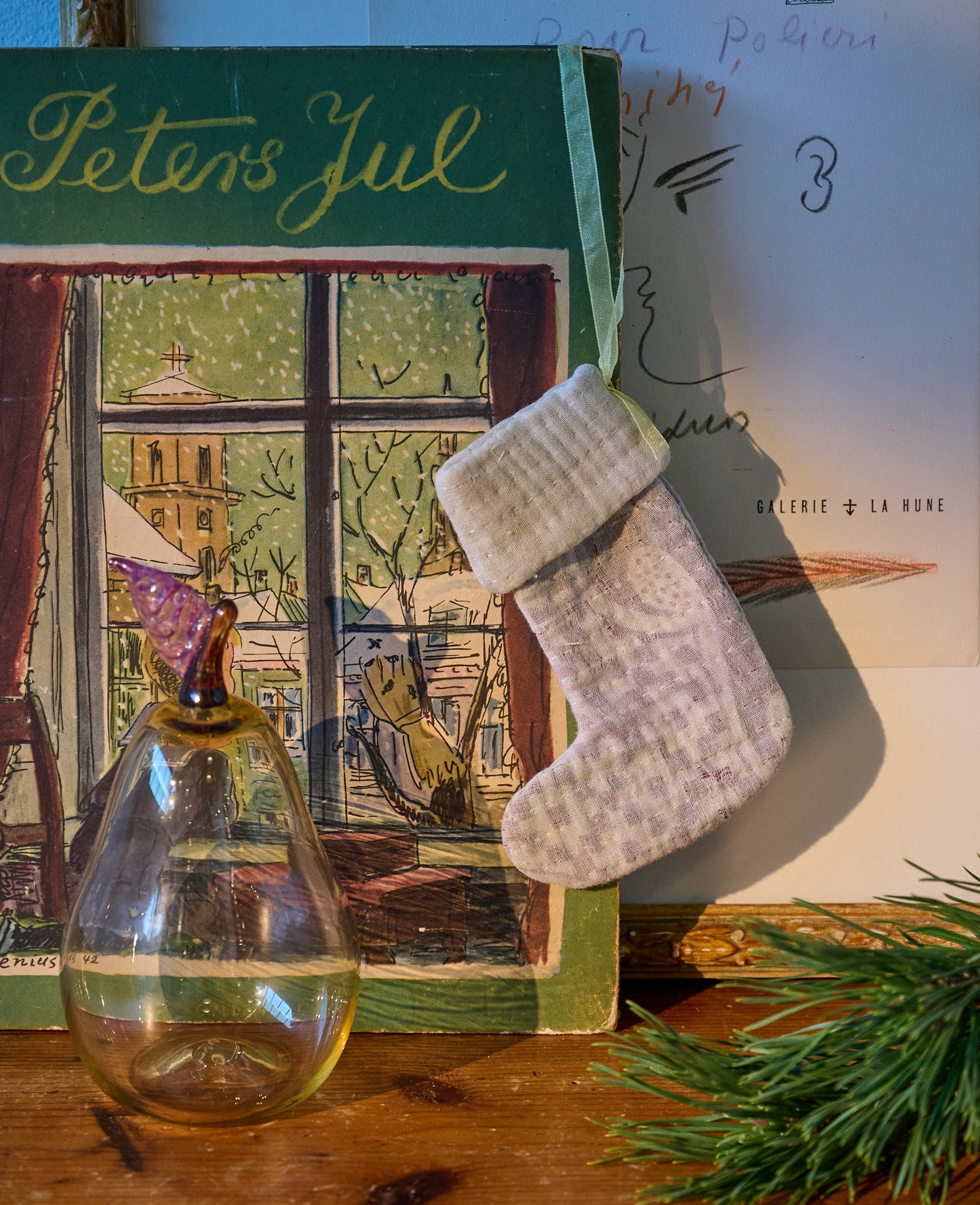 Christmas Sock Ornament - No. 34