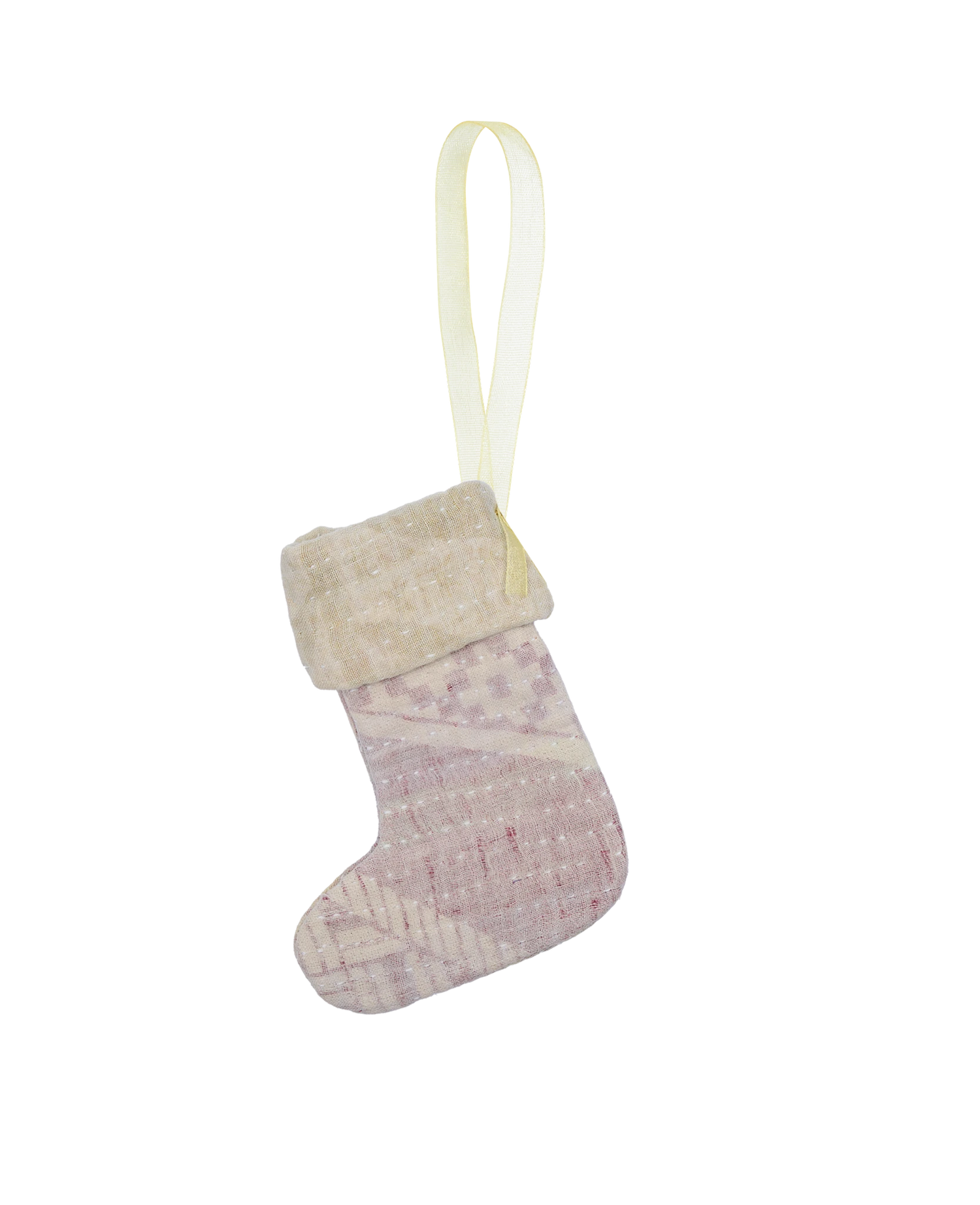 Christmas Sock Ornament - No. 34