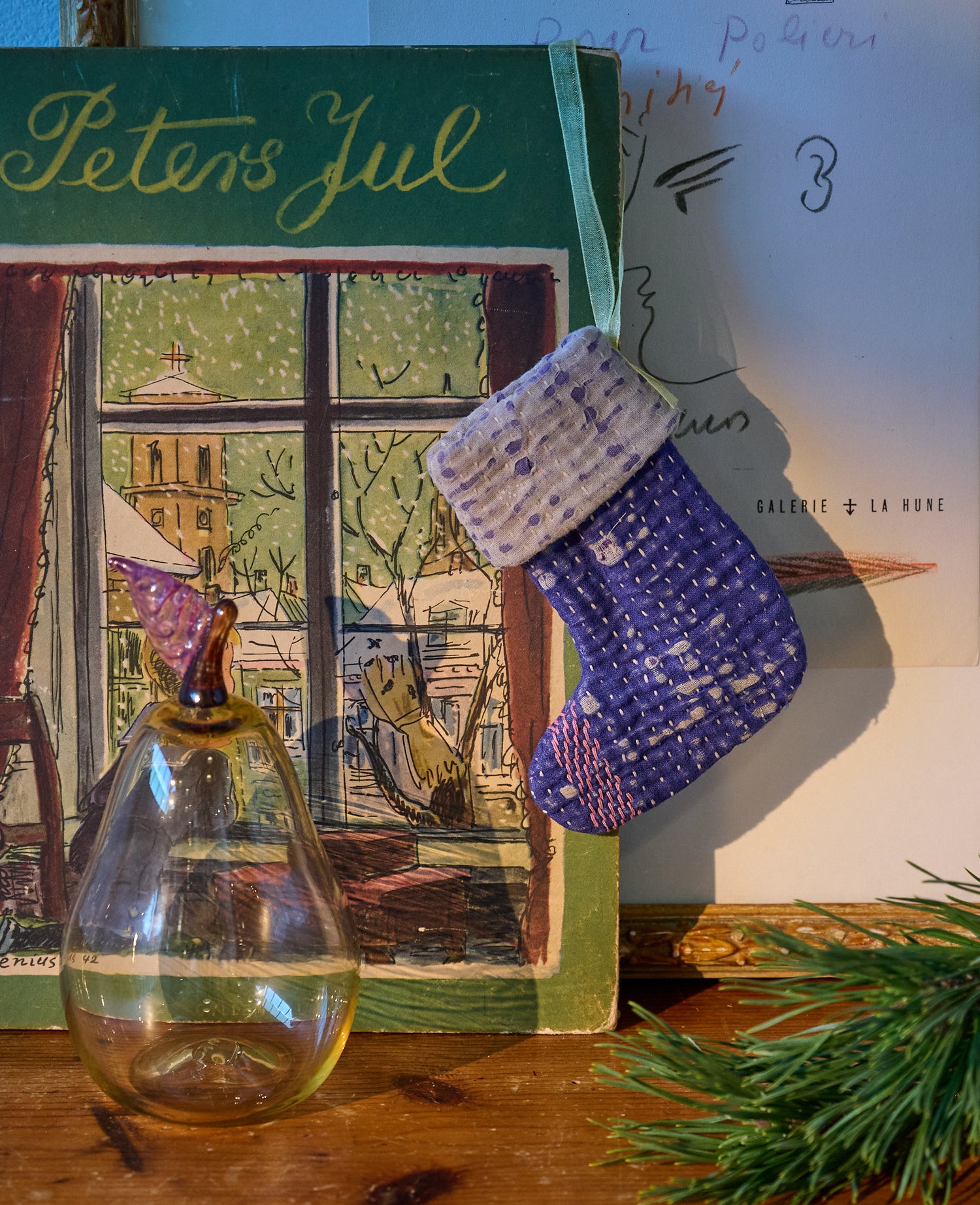 Christmas Sock Ornament - No. 45