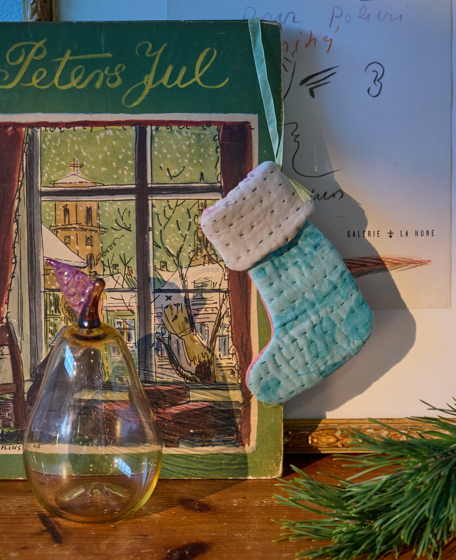 Christmas Sock Ornament - No. 56