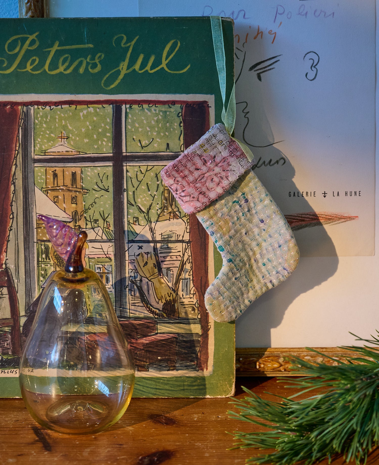 Christmas Sock Ornament - No. 64