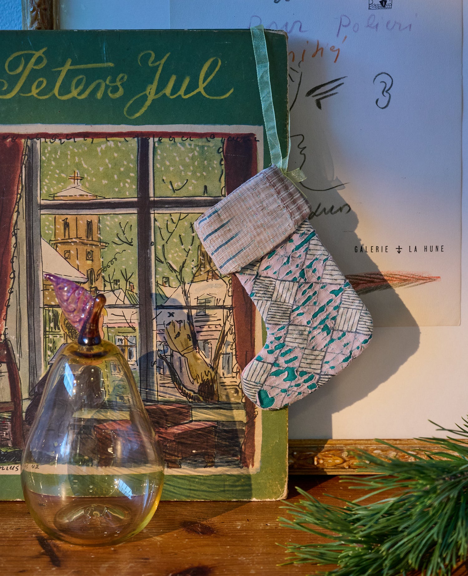 Christmas Sock Ornament - No. 73