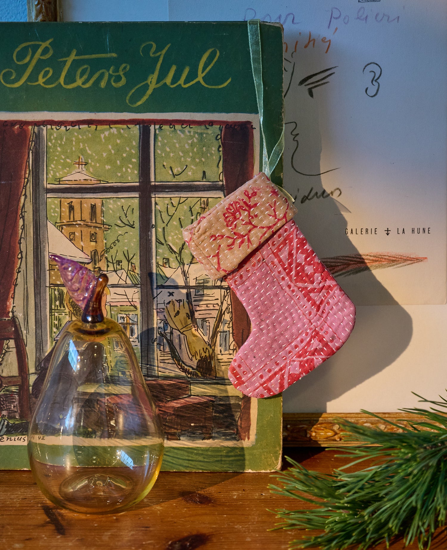 Christmas Sock Ornament - No. 8