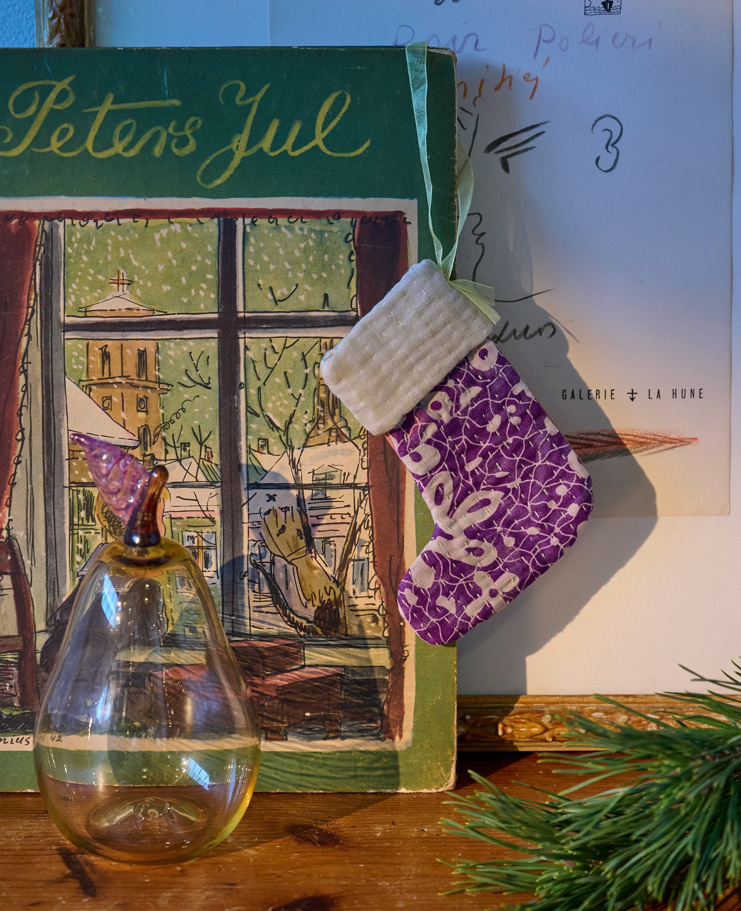 Christmas Sock Ornament - No. 82