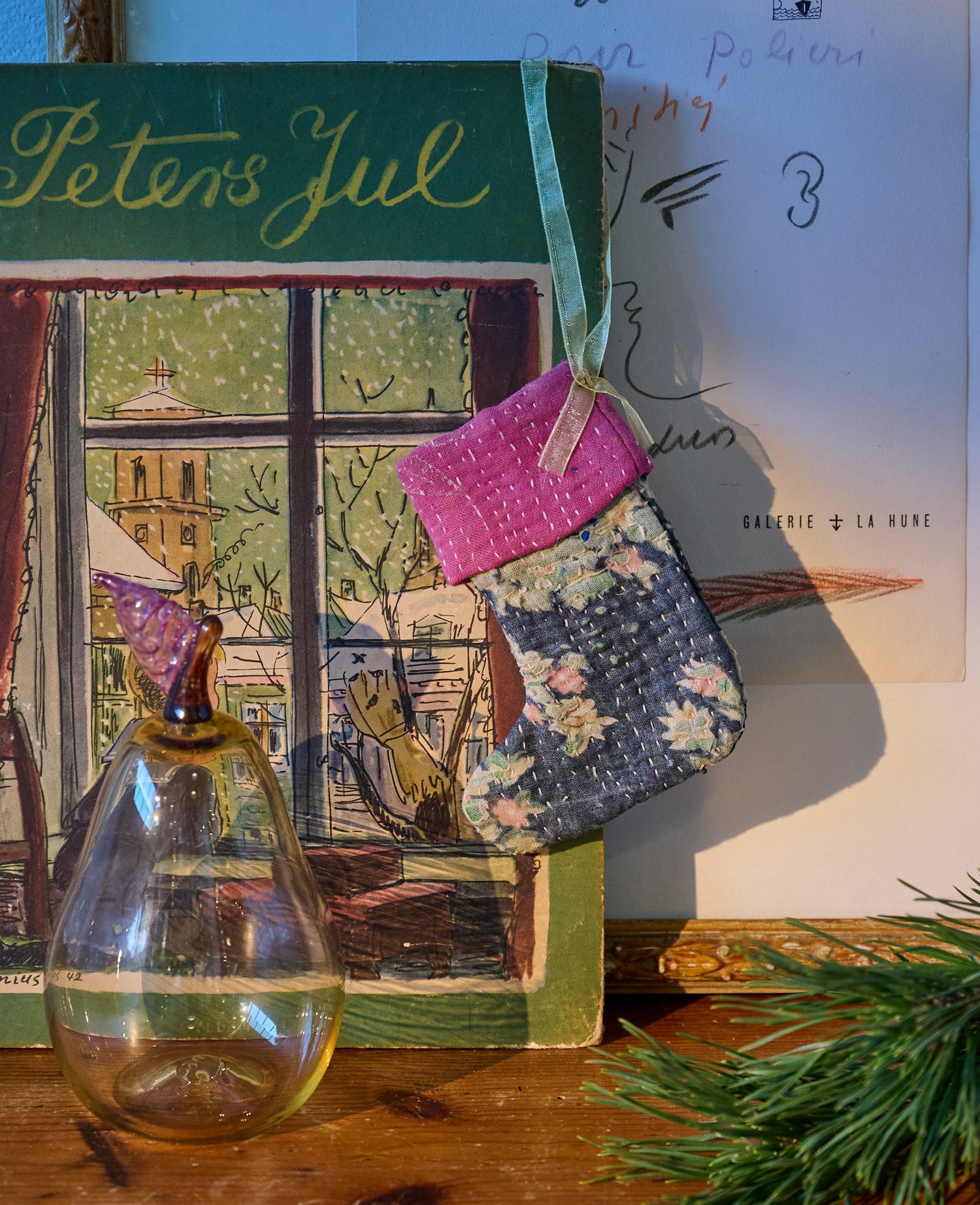 Christmas Sock Ornament - No. 84