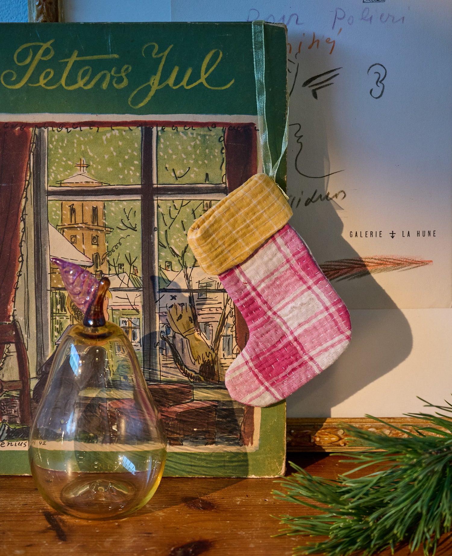 Christmas Sock Ornament - No. 9