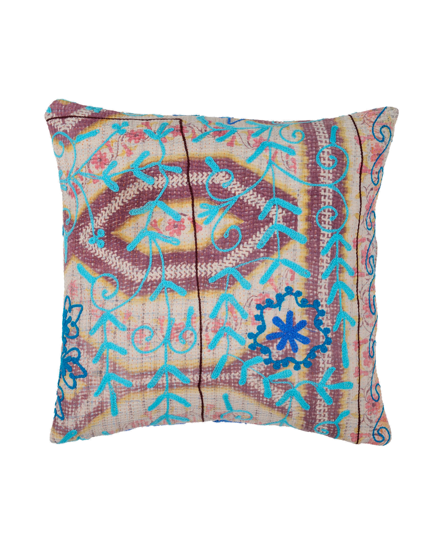 Karma Suzani Pillow Case (50 x 50) - No. 4