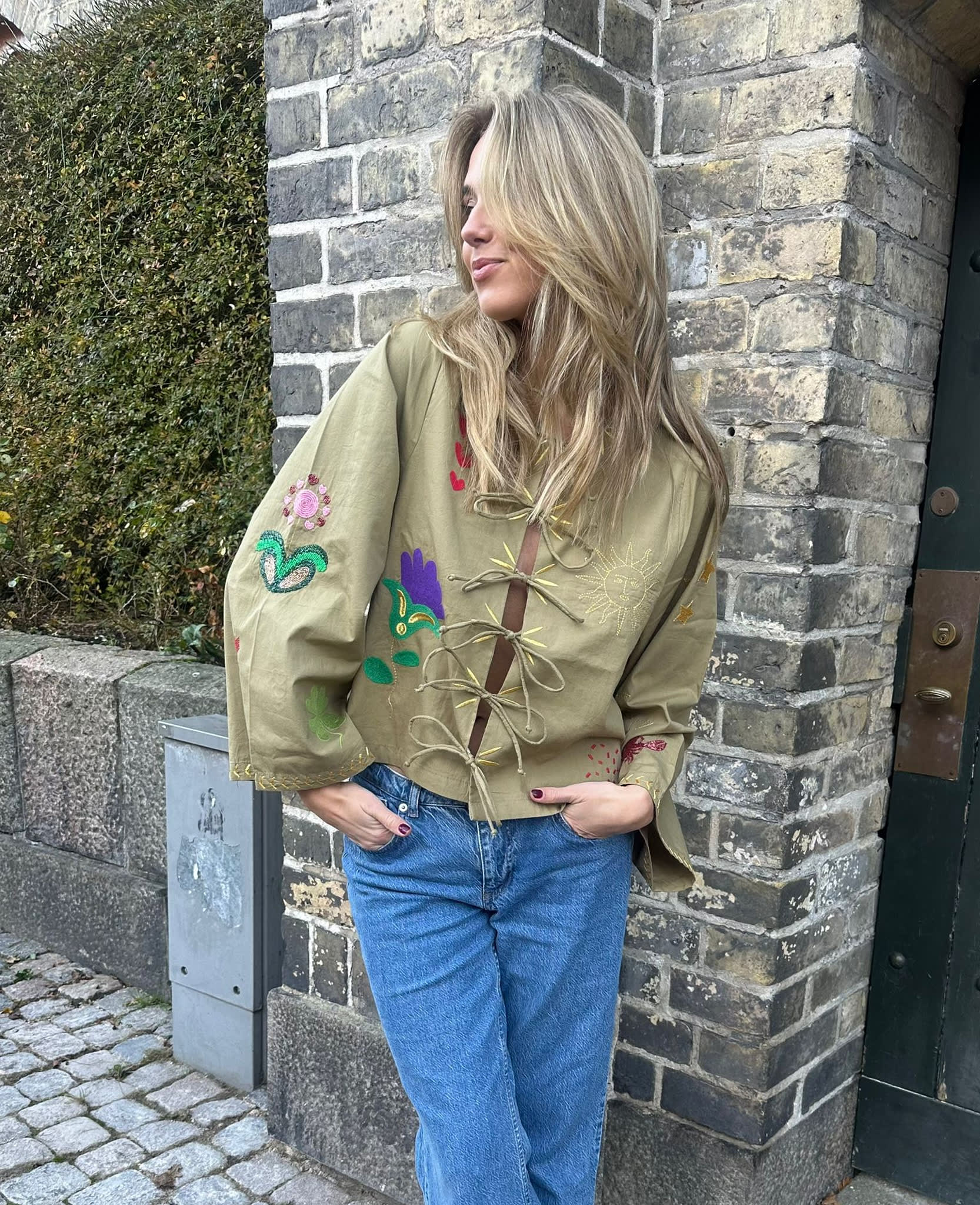 Sophie Top - Khaki – SISSEL EDELBO
