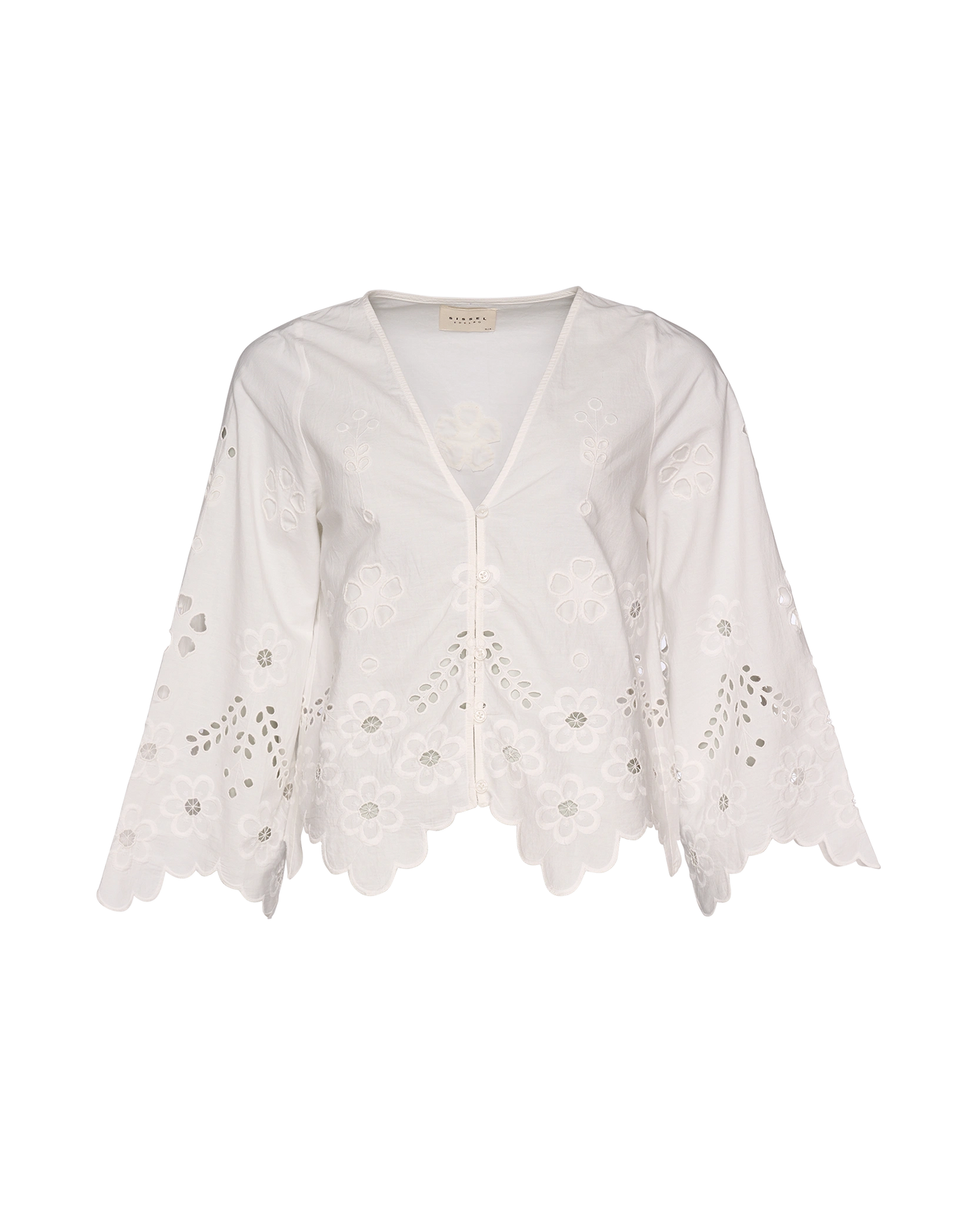 Trine Top - White Cutwork