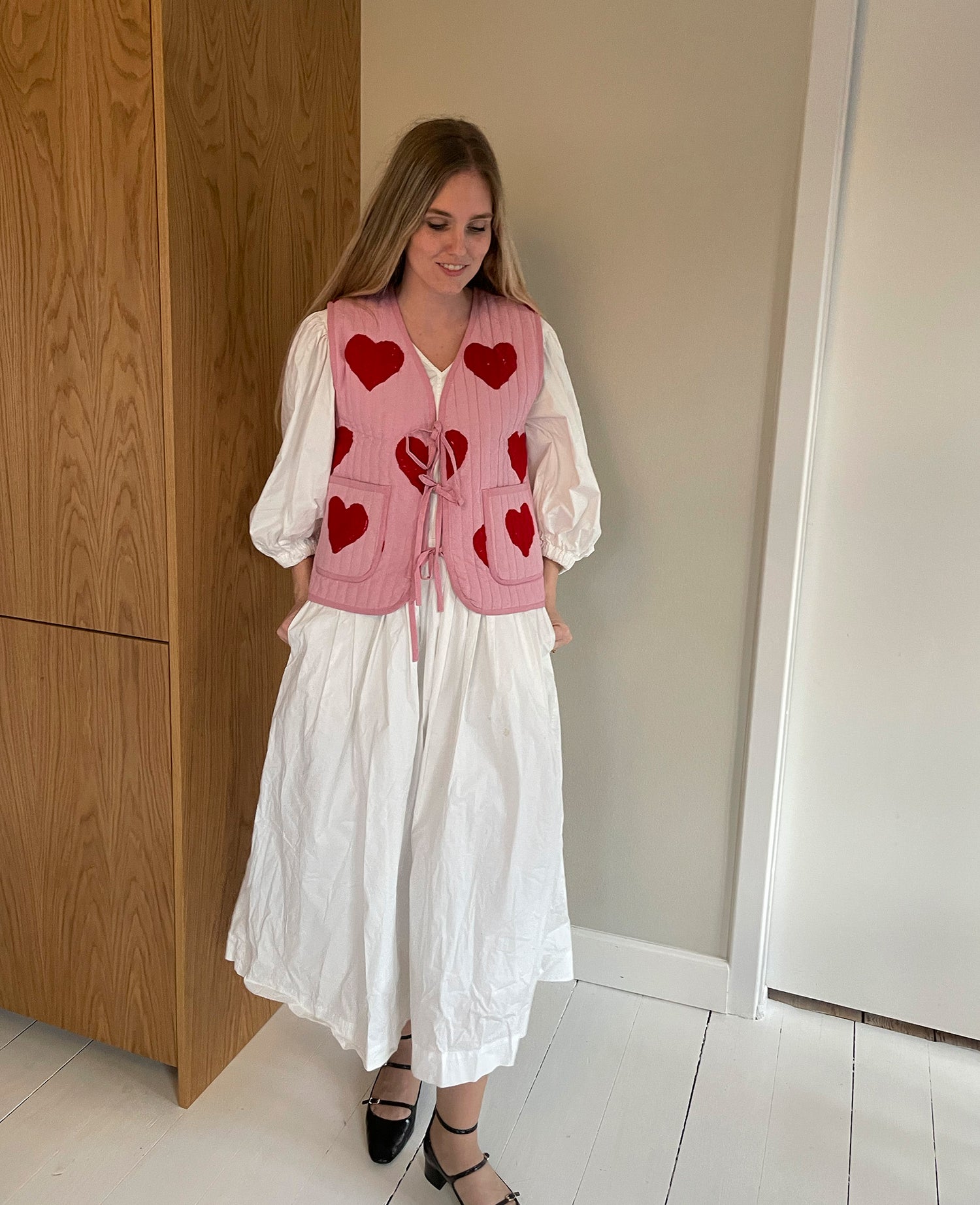 Honey Vest - Red Heart