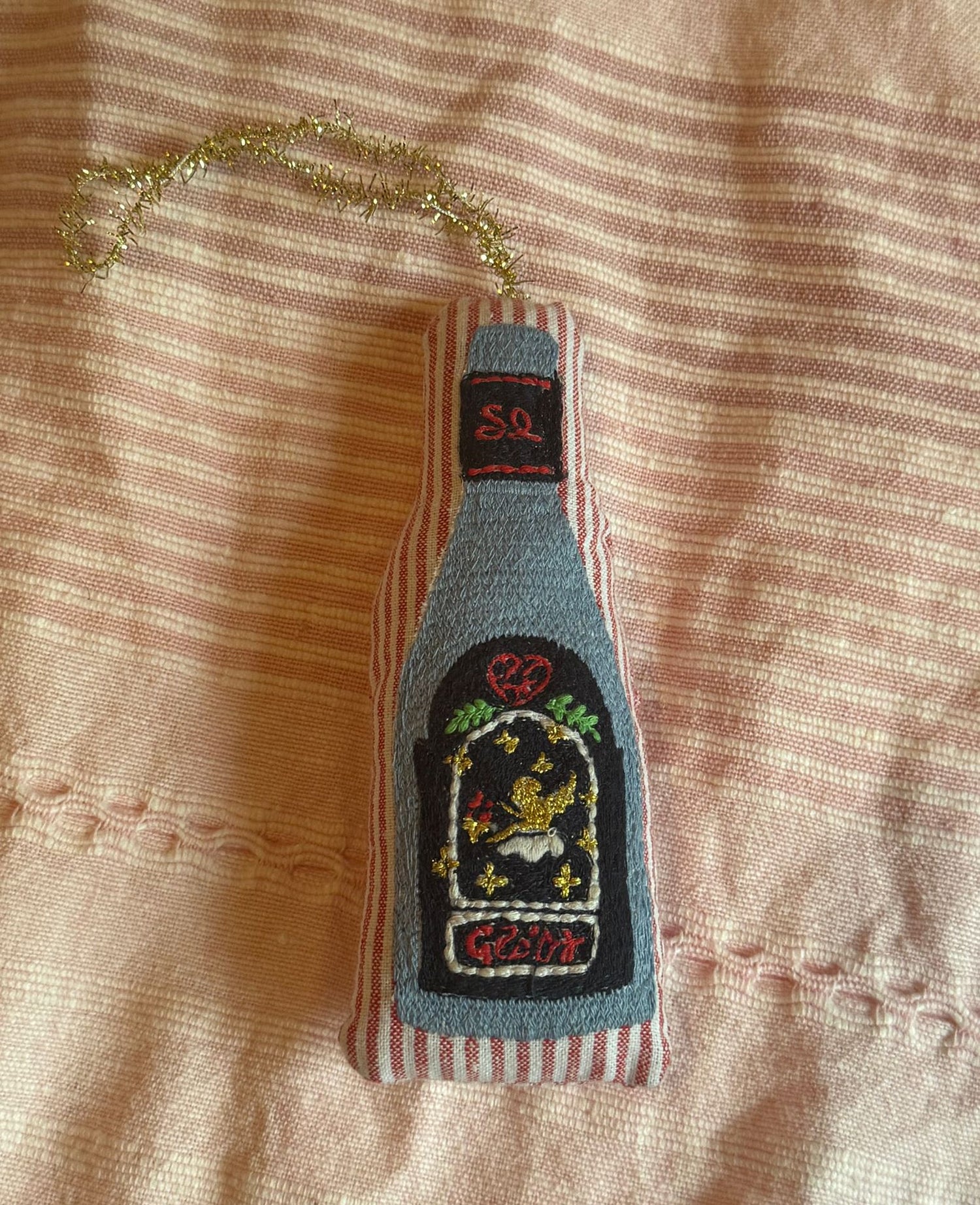Christmas Bottle Ornament- sale