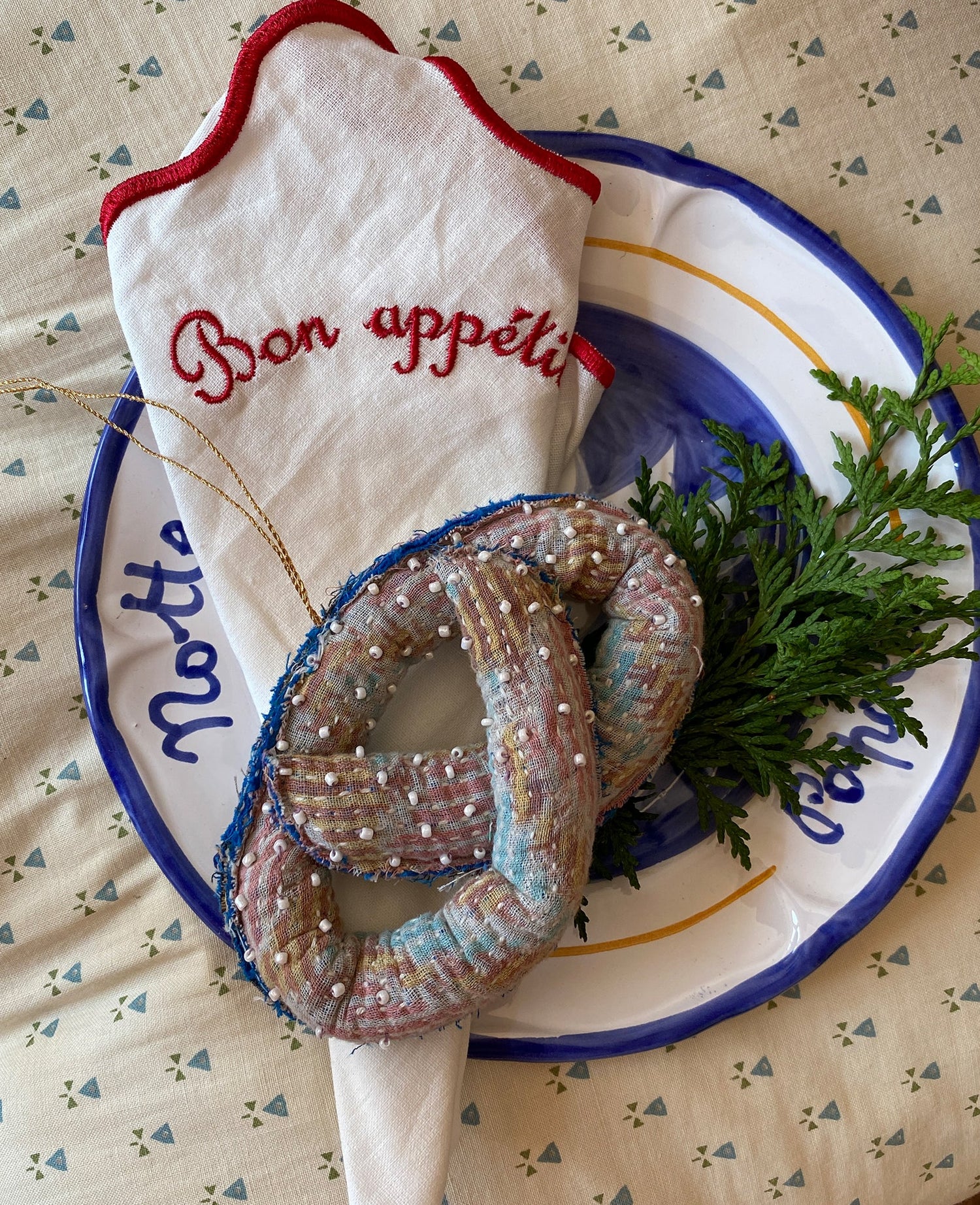 Pretzel Ornament