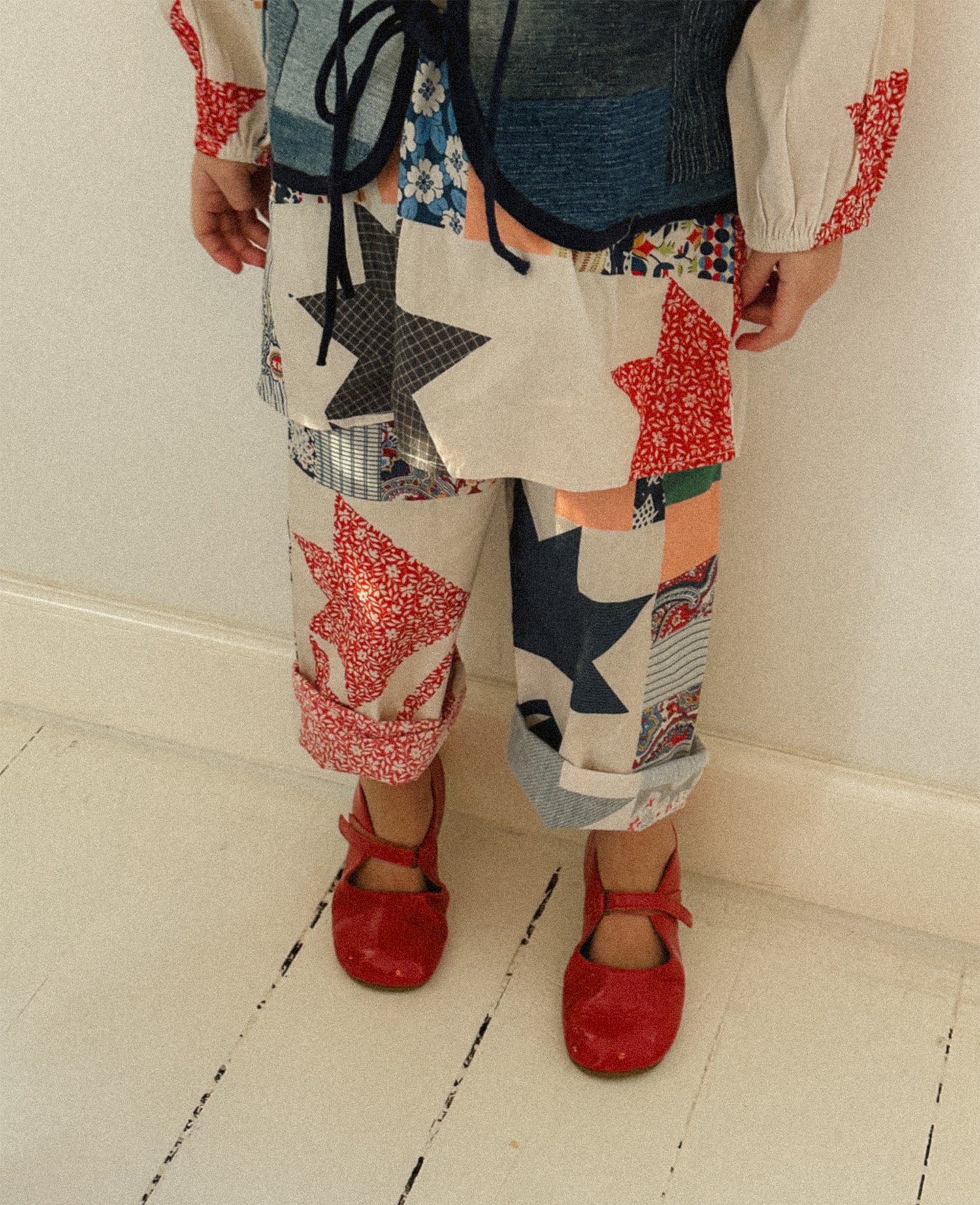 Oda MINI Pants - Flower Patchwork