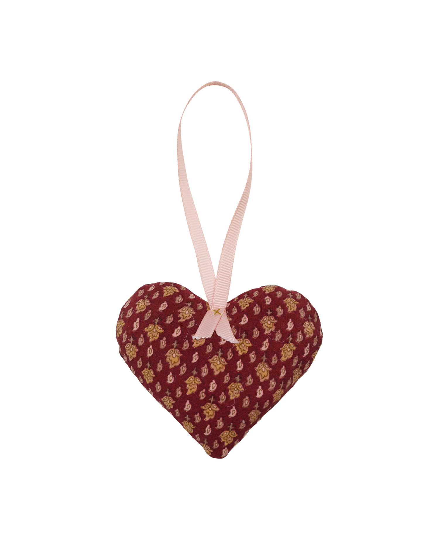 Megan Heart SILK Ornament - Crushed Strawberry