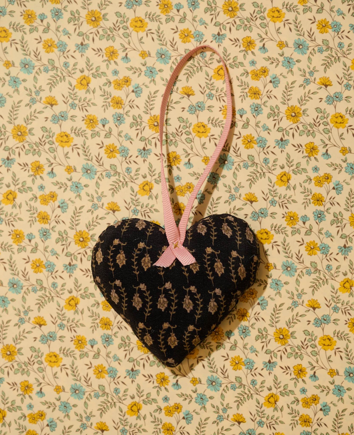 Megan Heart SILK Ornament - Dark