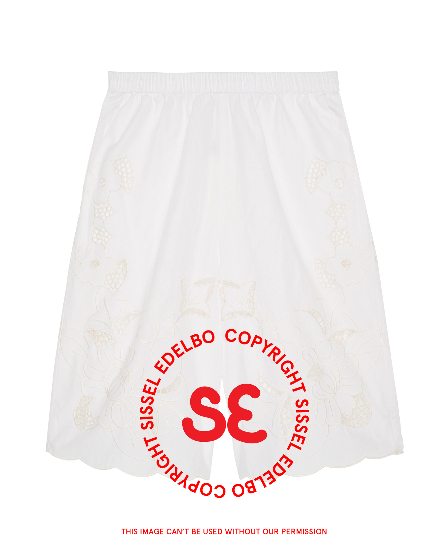 Adeline Bermuda Shorts - Ecru