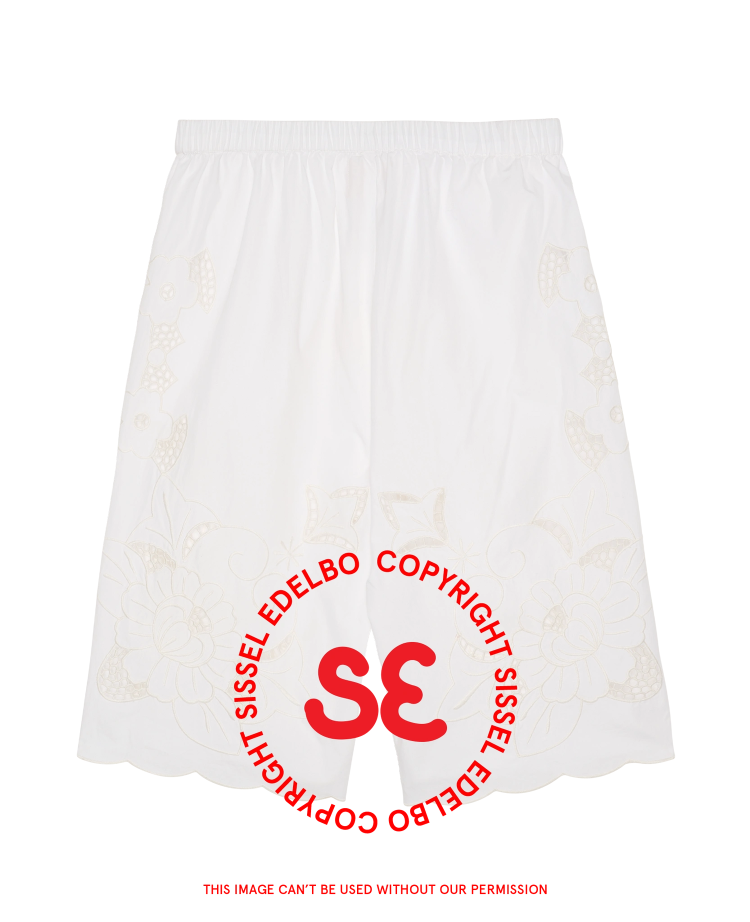 Adeline Bermuda Shorts - Ecru