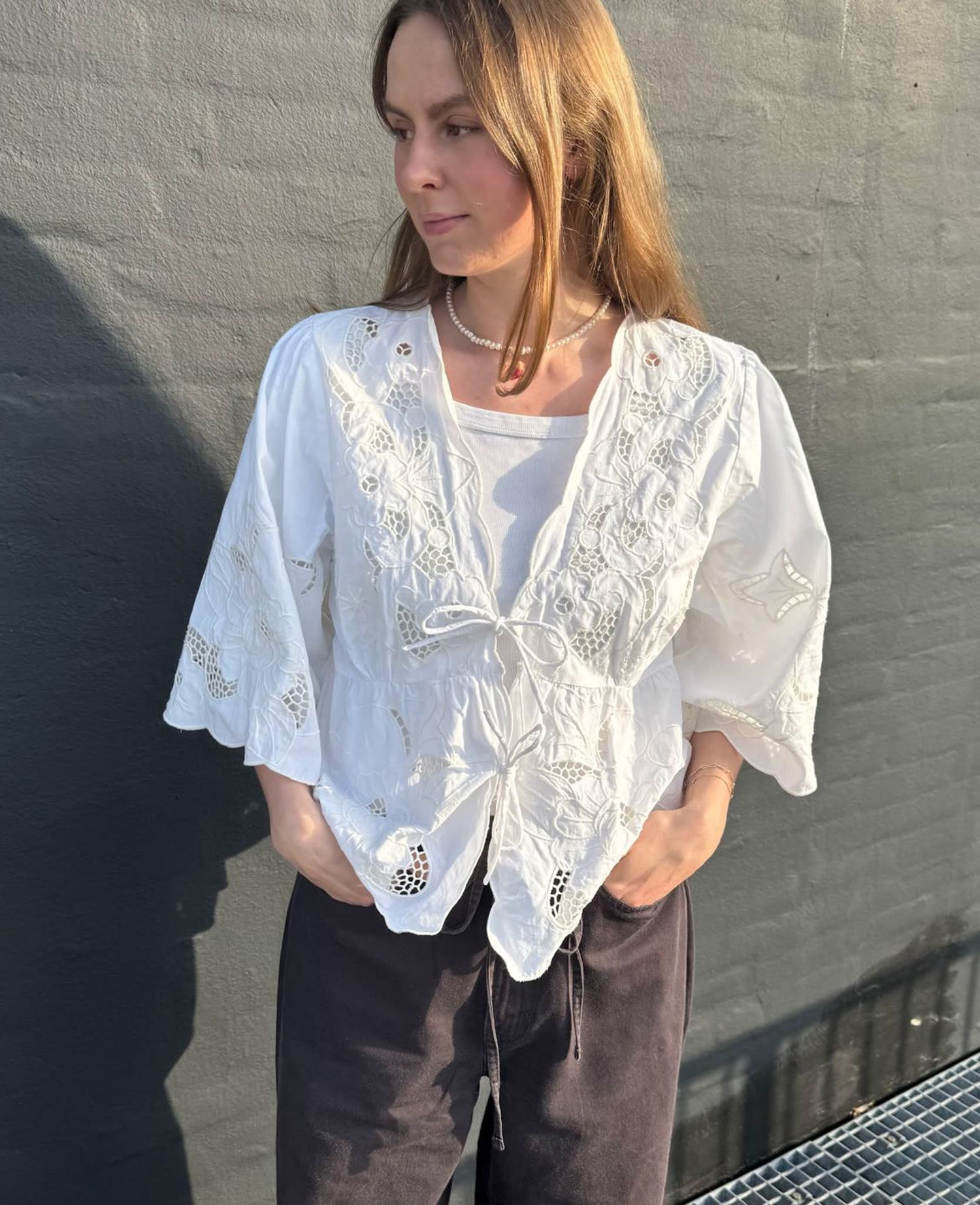 Adeline Top - Ecru