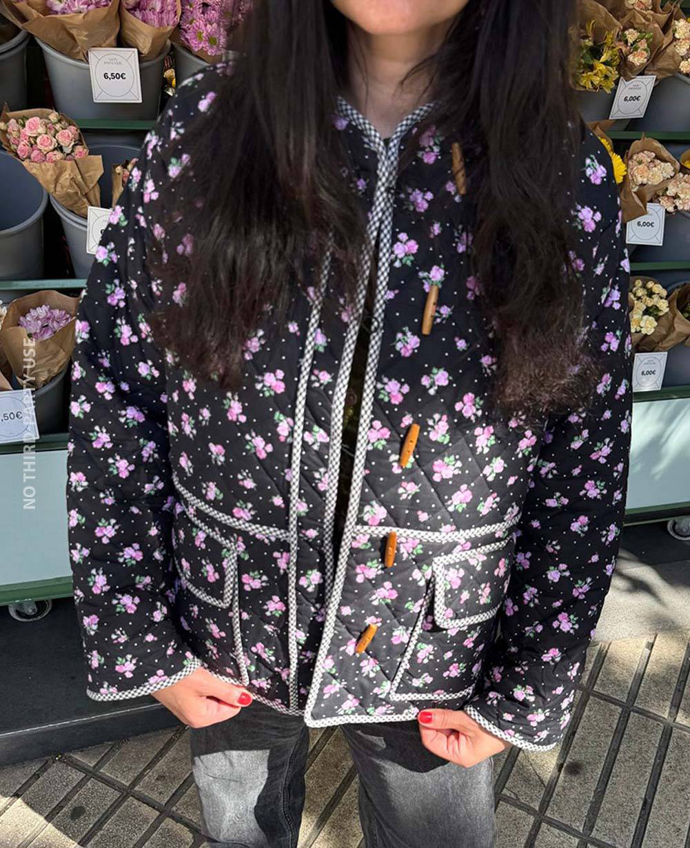 Adriane Jacket - Black Rose