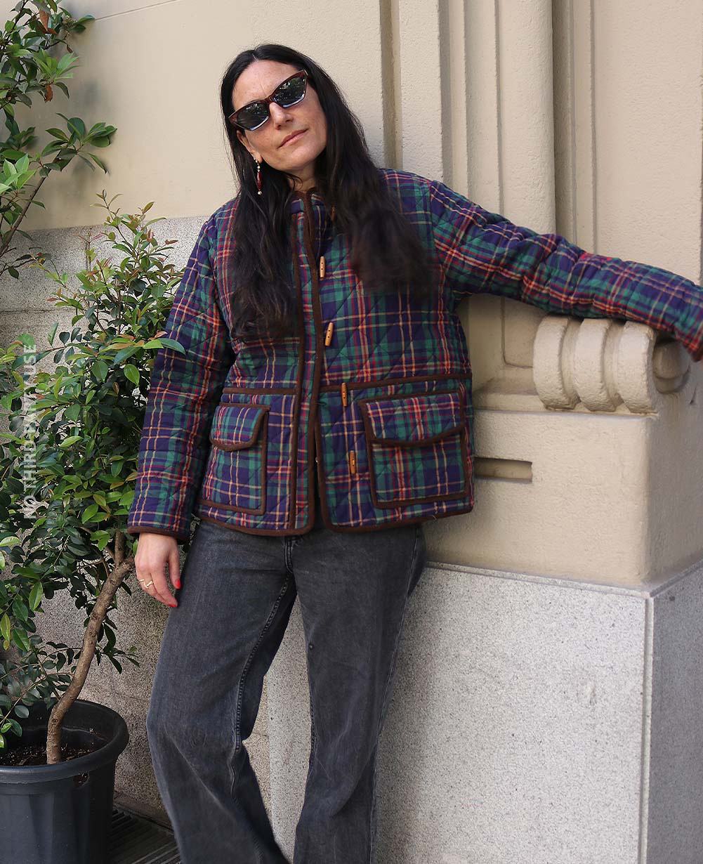 Adriane Jacket - Green Checks