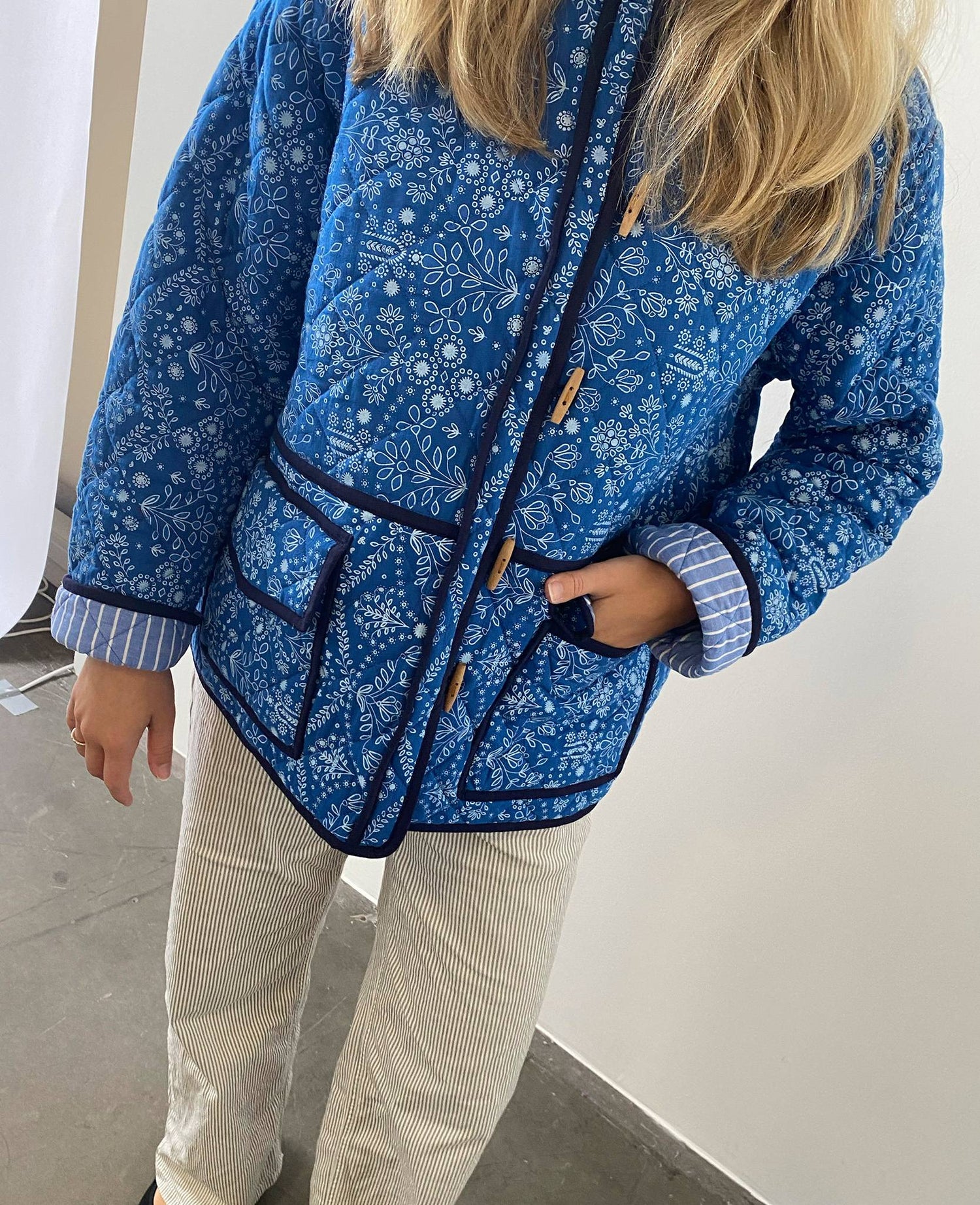 Adriane Jacket - Blue Flower