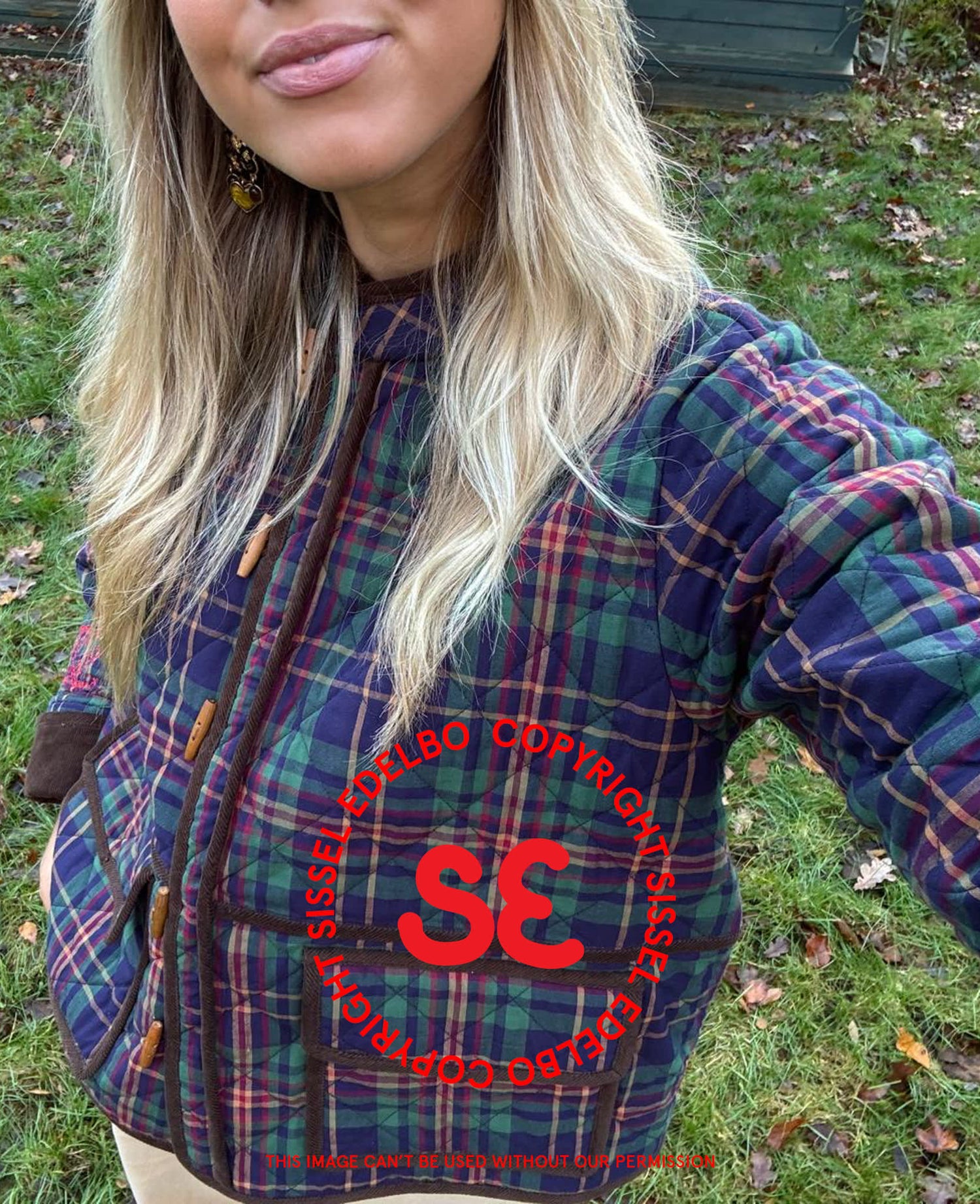 Adriane Jacket - Green Checks