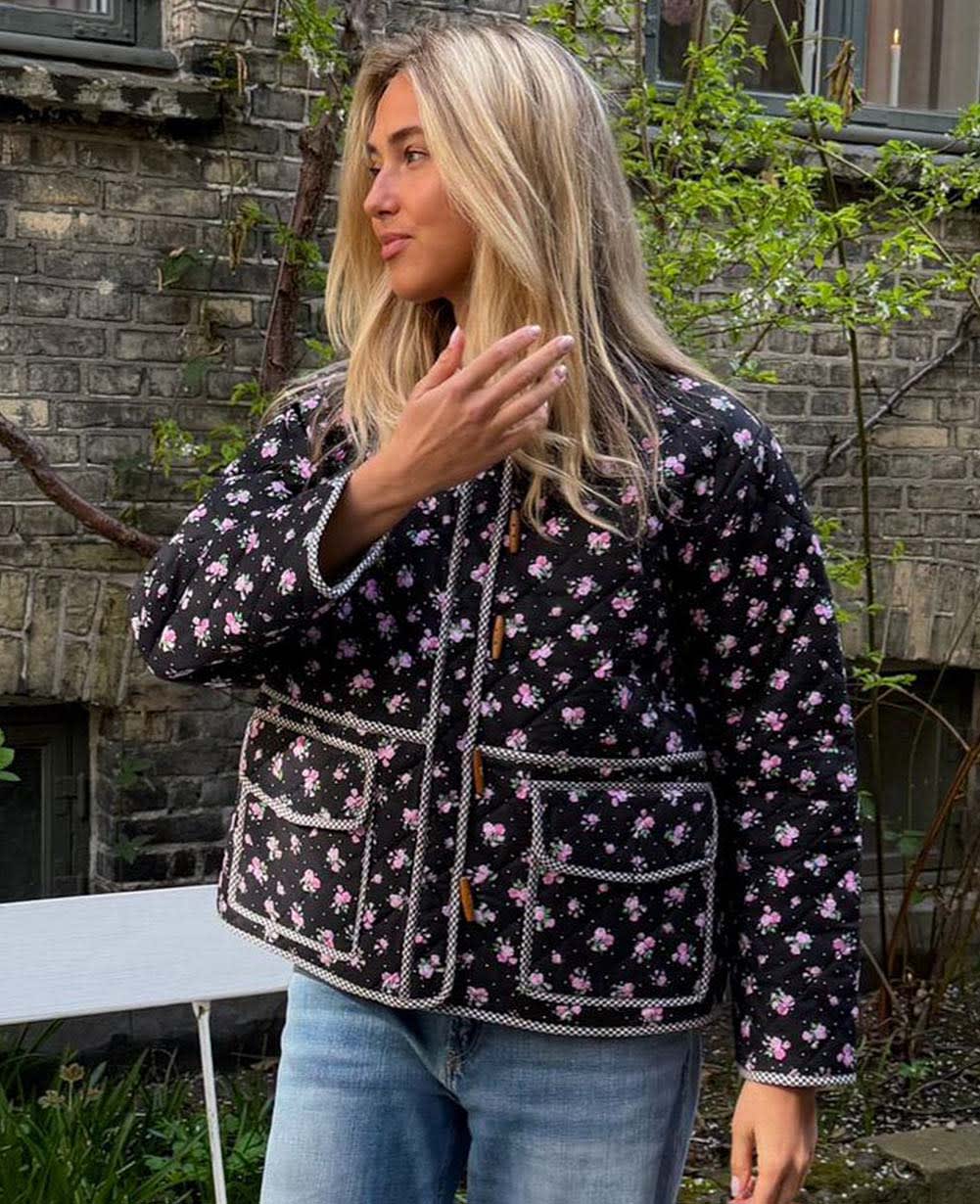 Adriane Jacket - Black Rose