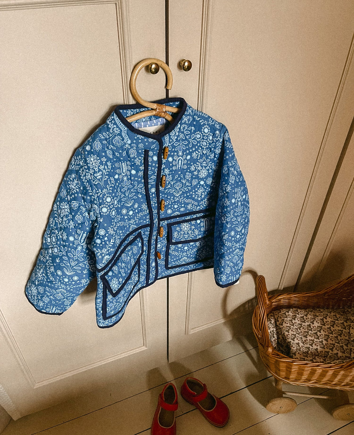 Adriane MINI Jacket - Blue Flower