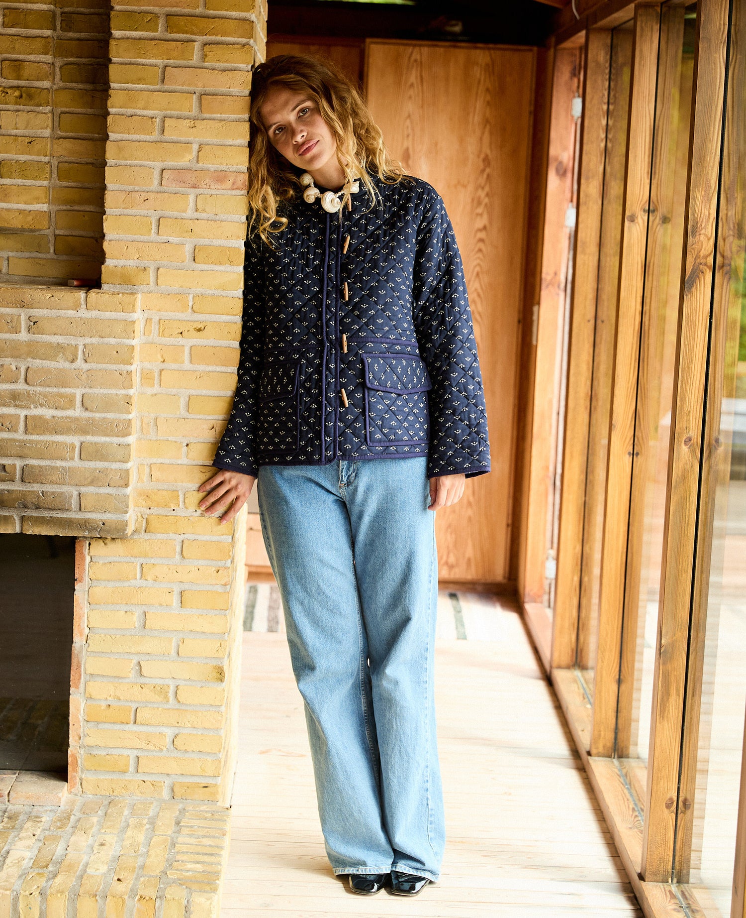 Adriane Jacket - Navy Peacock