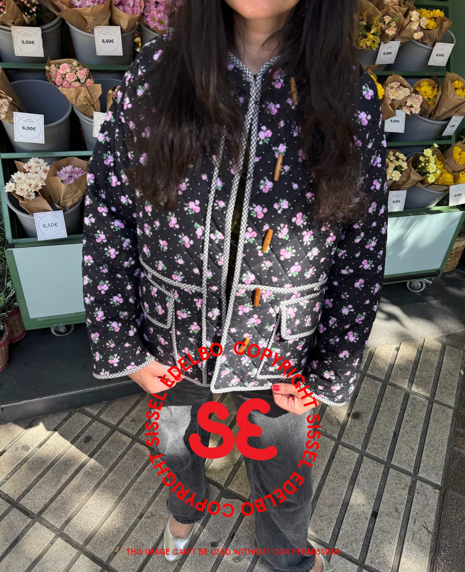 Adriane Jacket - Black Rose