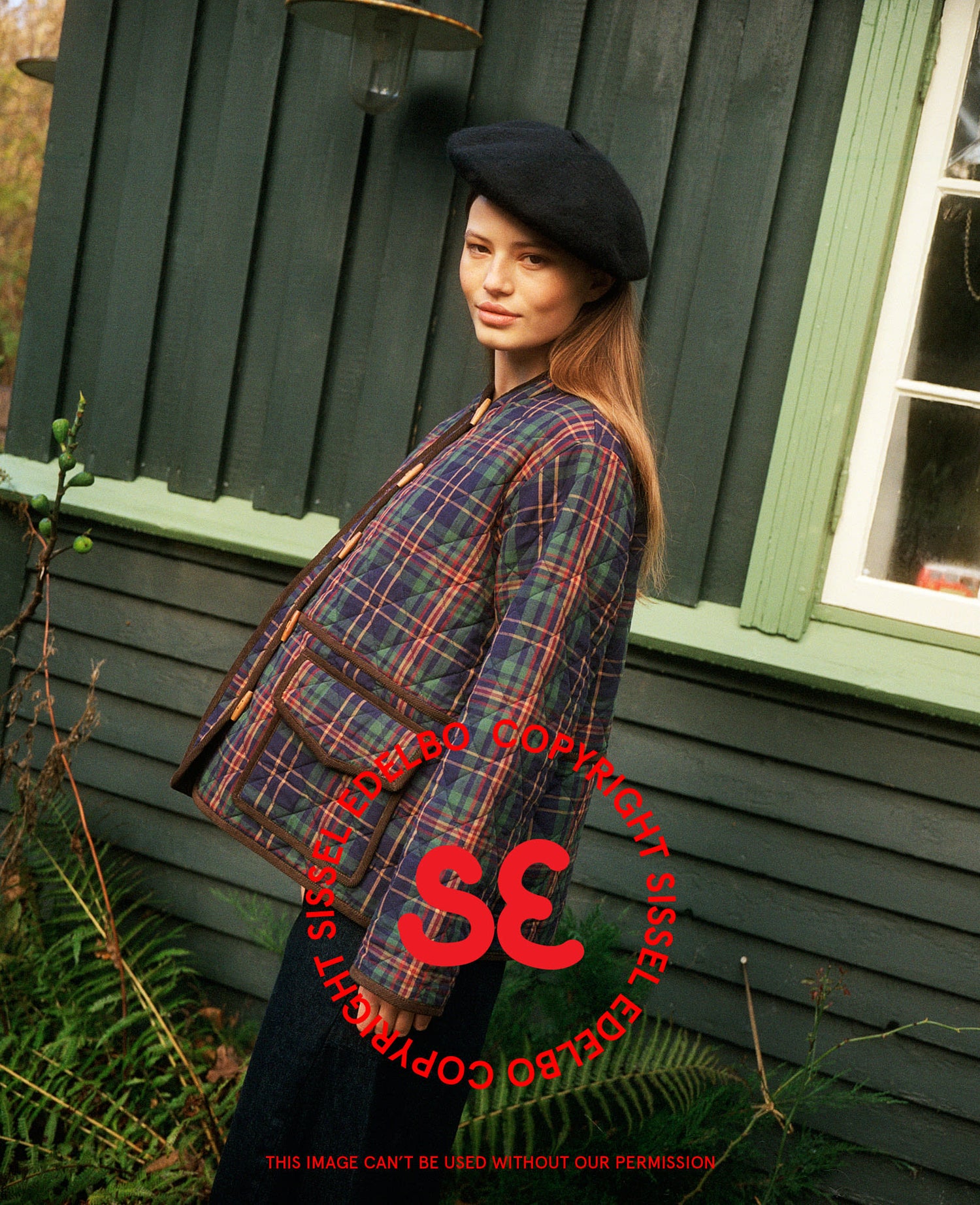 Adriane Jacket - Green Checks