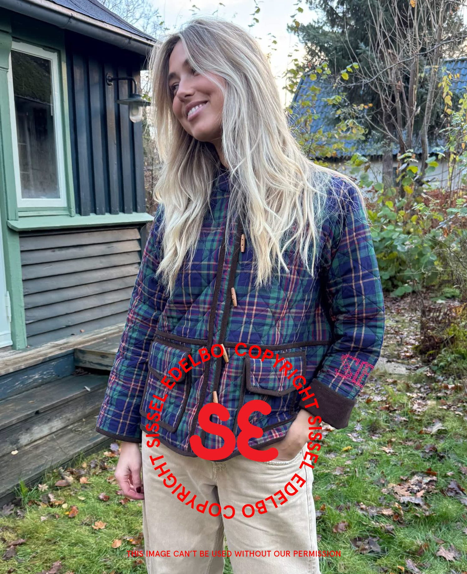 Adriane Jacket - Green Checks