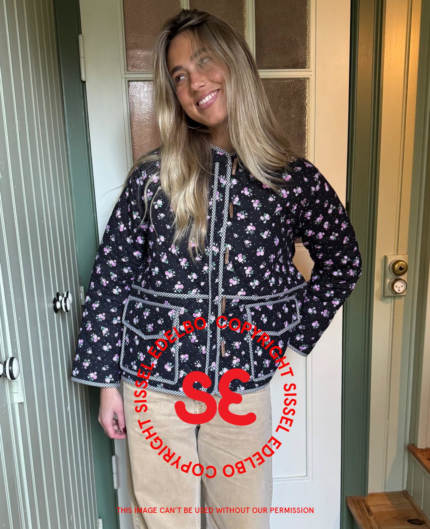 Adriane Jacket - Black Rose