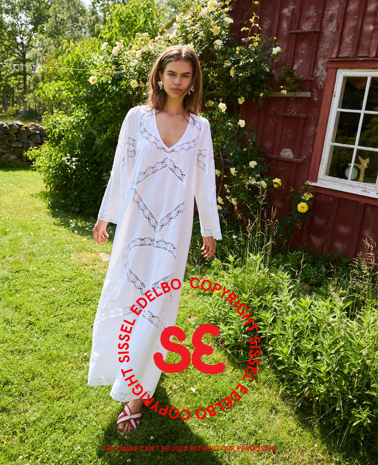 Agathe Dress - Ecru