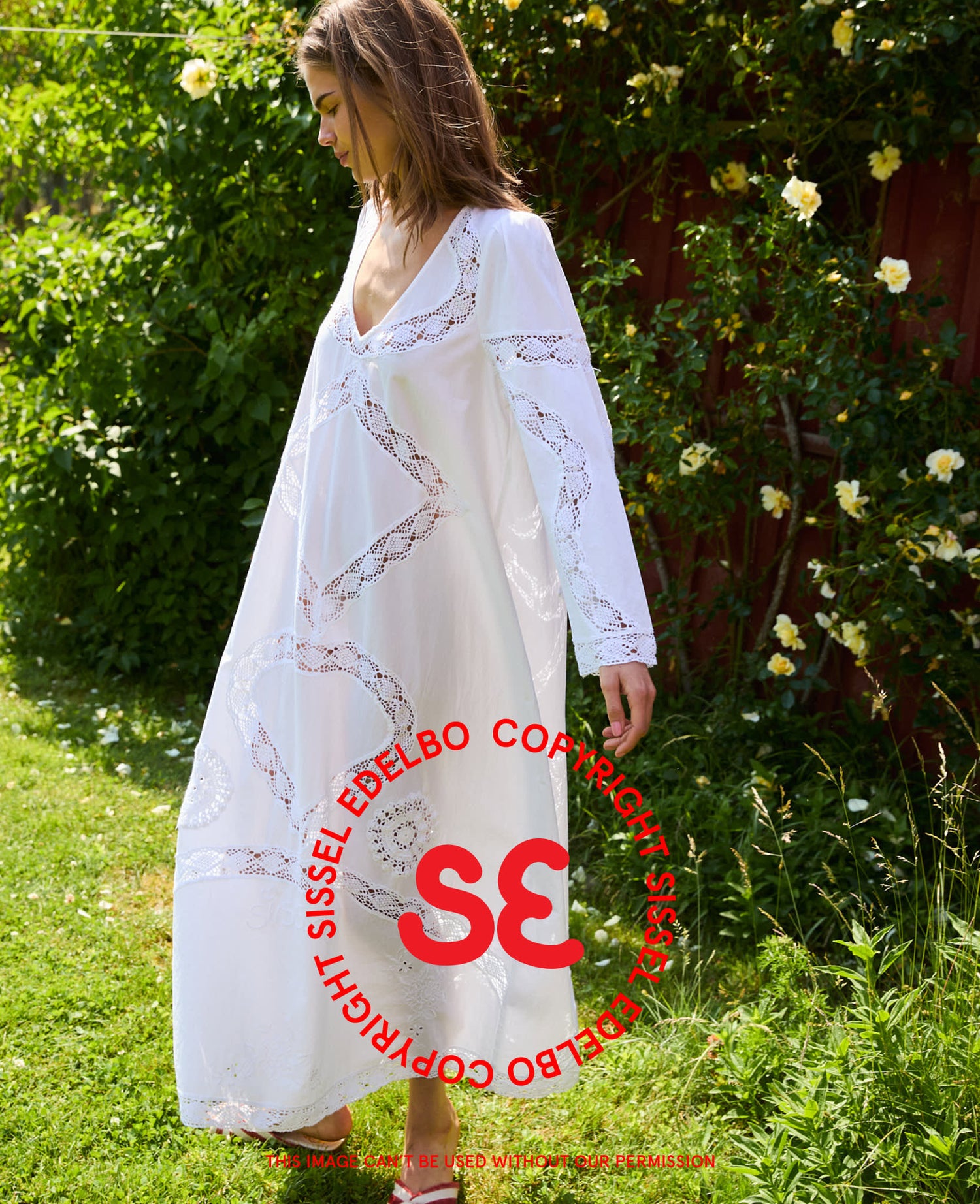 Agathe Dress - Ecru