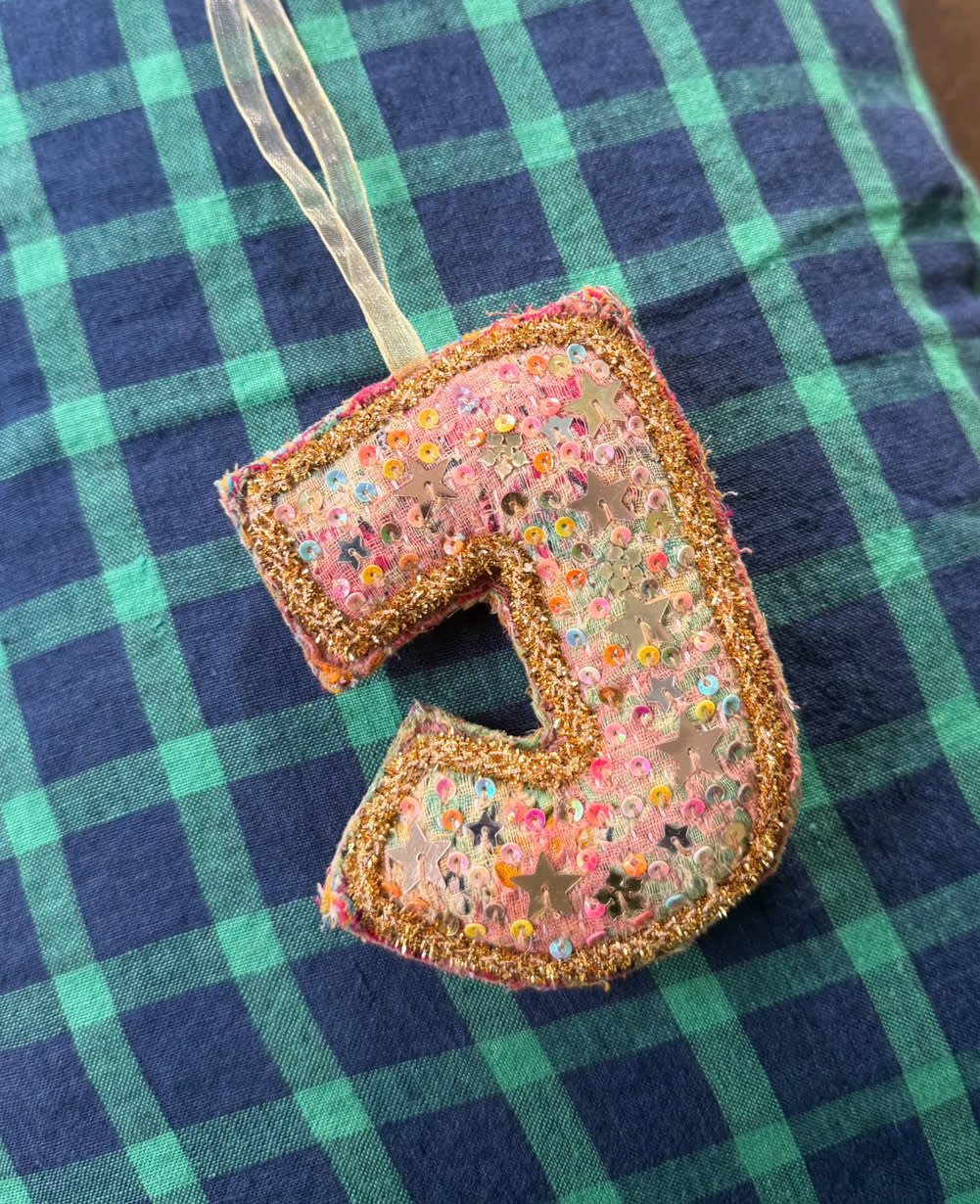 Alphabet Ornament - J