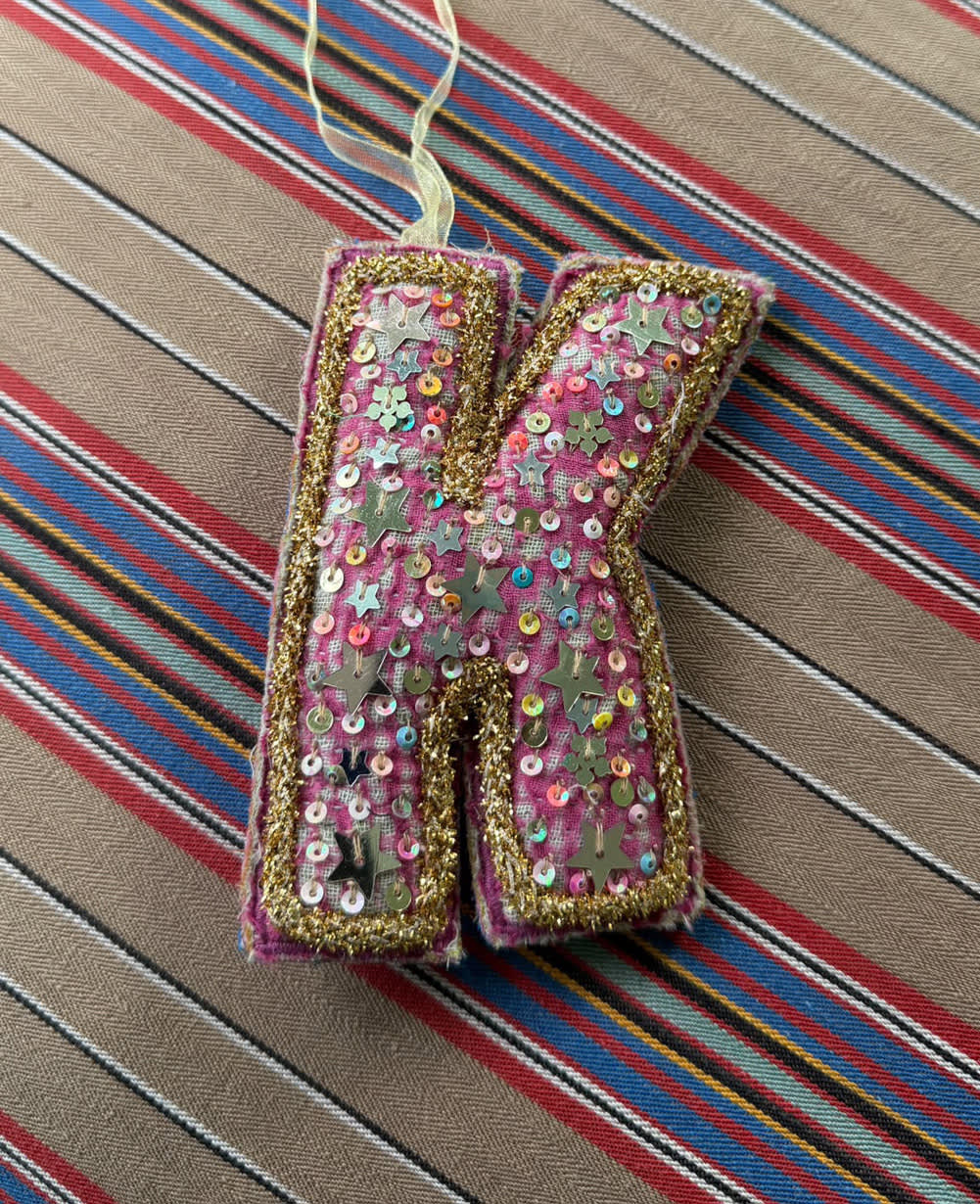 Alphabet Ornament - K