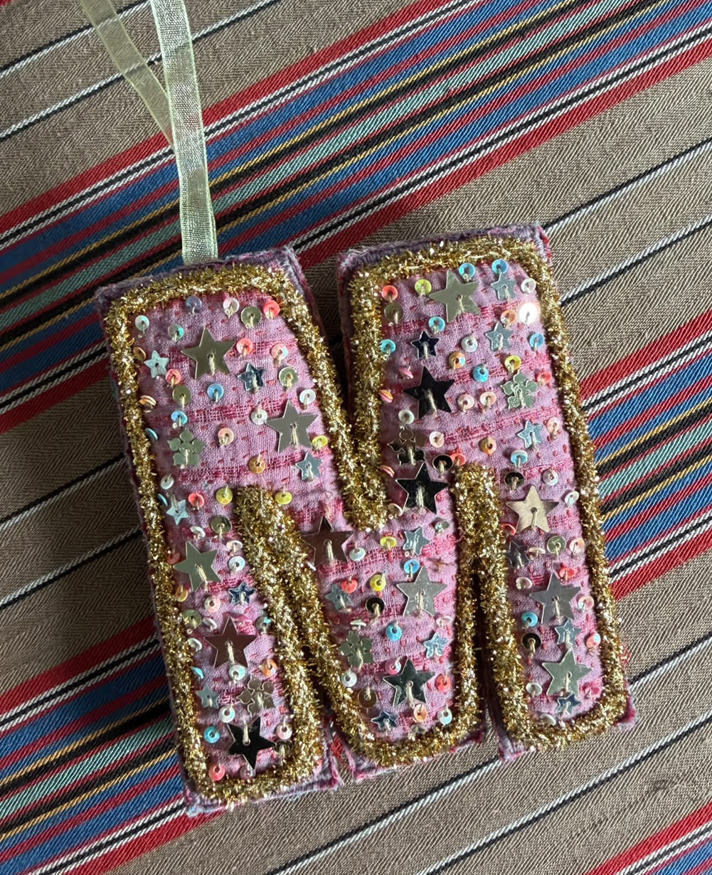 Alphabet Ornament - M