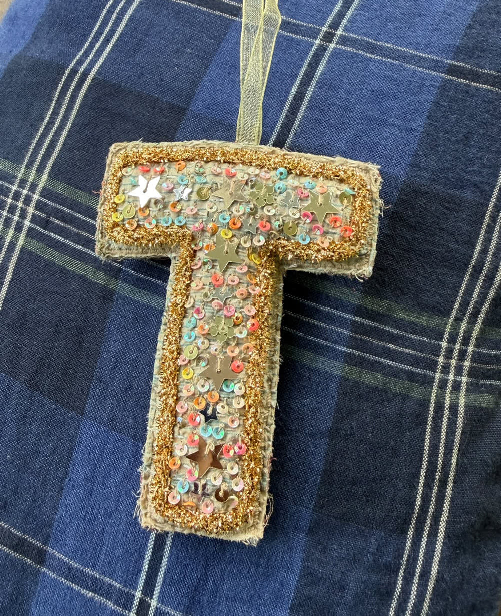 Alphabet Ornament - T