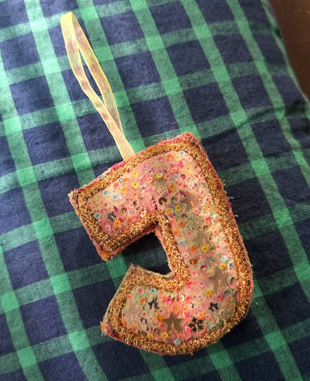 Alphabet Ornament - J