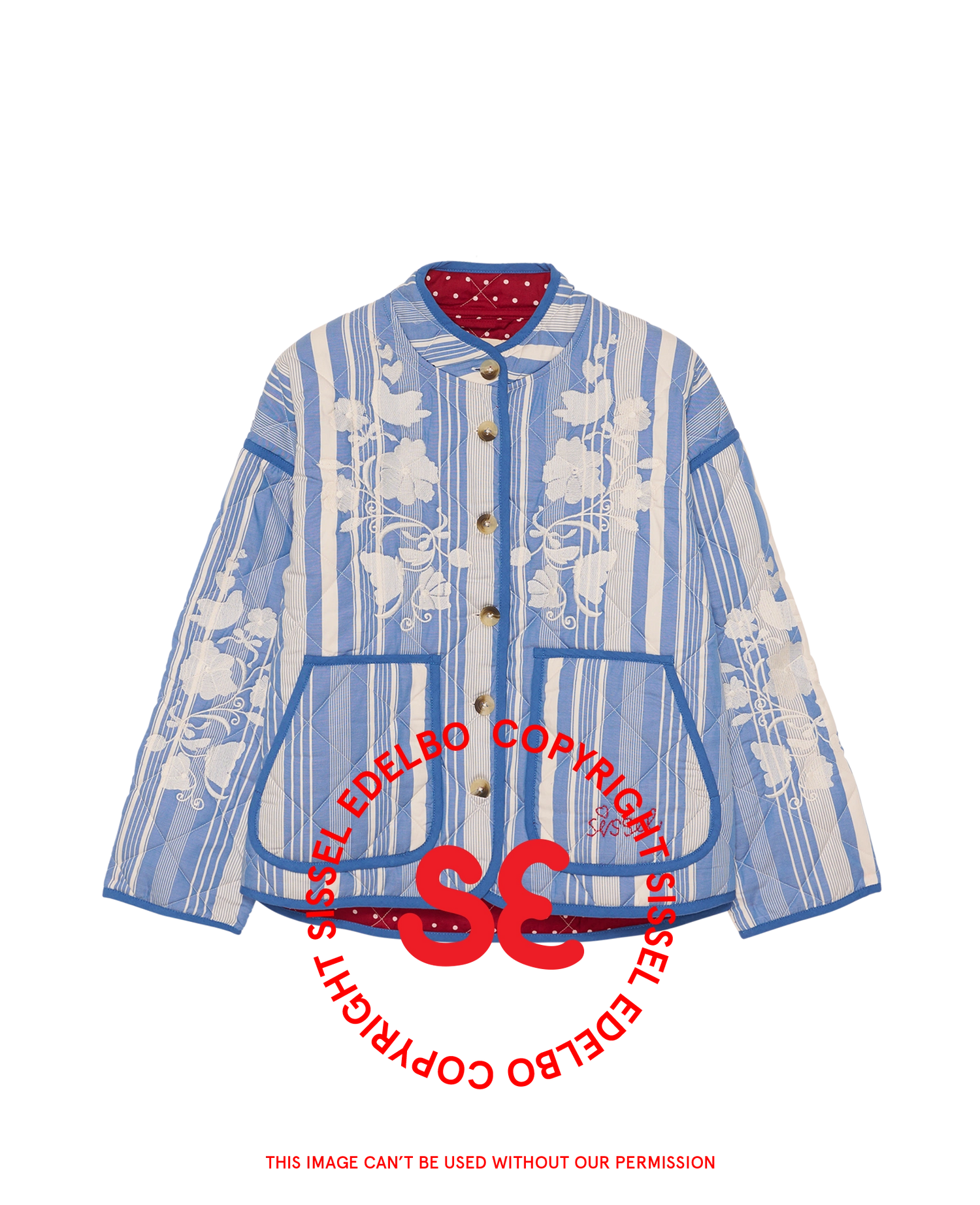 Asha Jacket - Blue Stripes