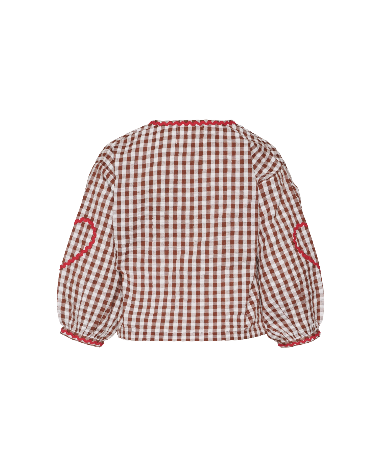 Astrid MINI Top - Brown Checks